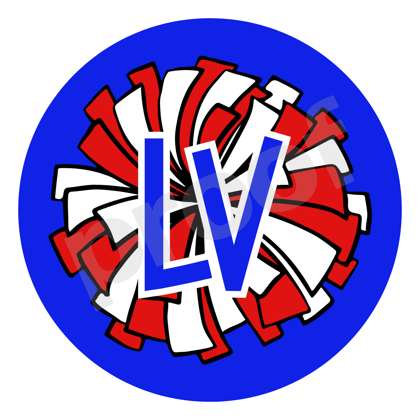 Licking Valley Panthers | Design 05 – Game Day Button