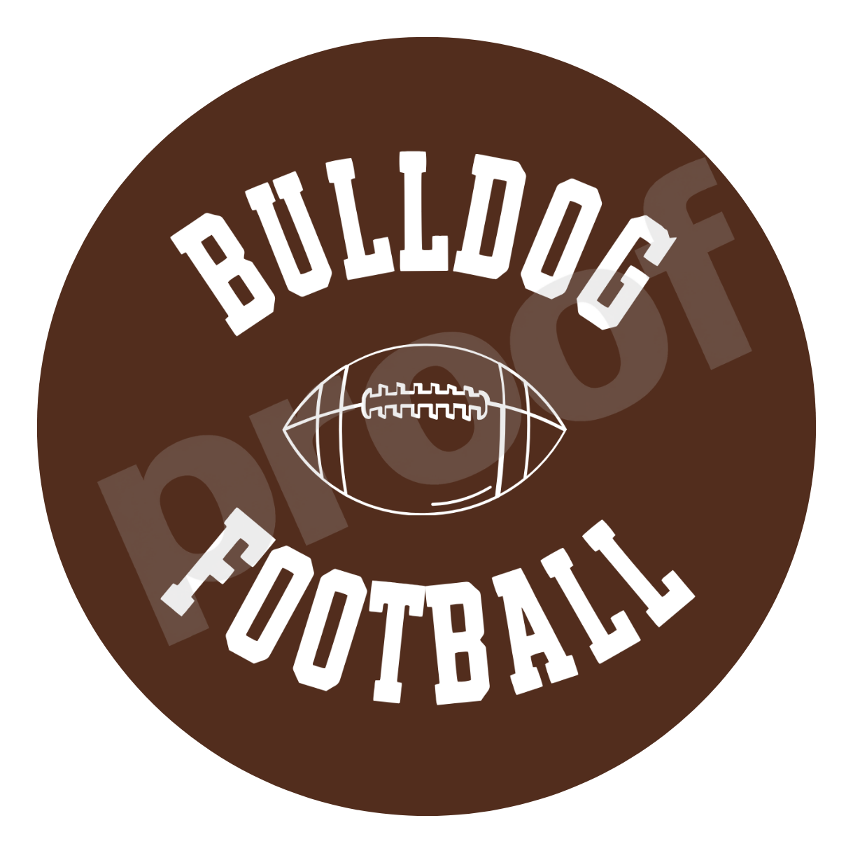 Heath Bulldogs | Design 02 – Game Day Button