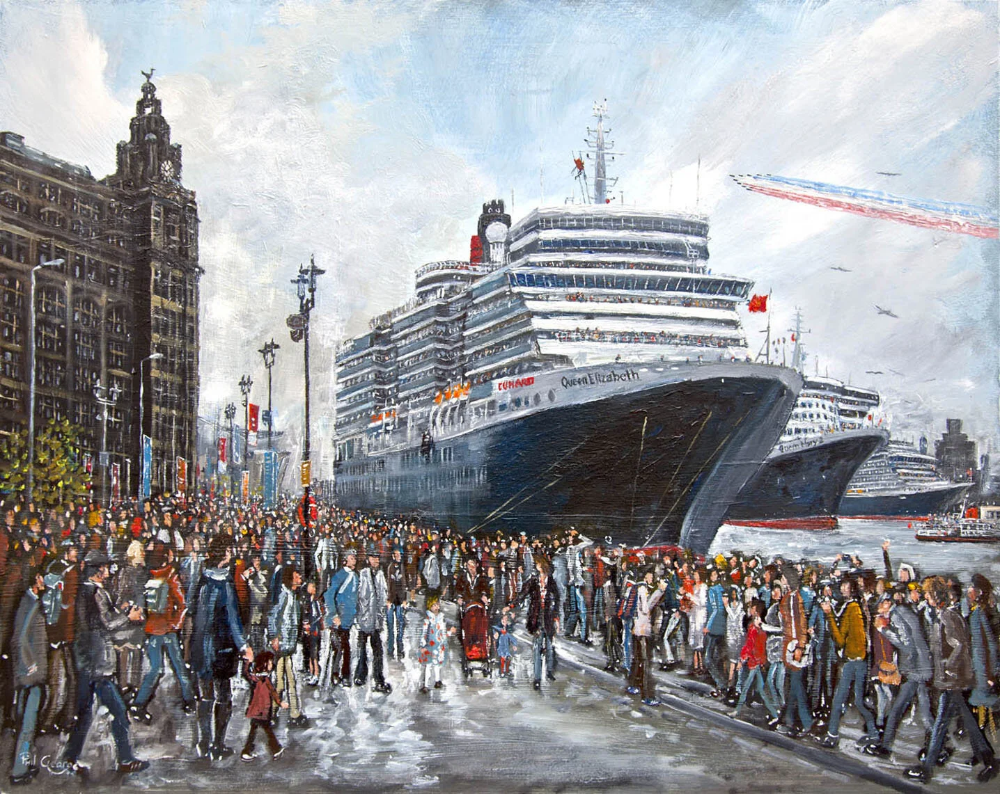 A Glorious Salute. The Three Queens At Liverpool.