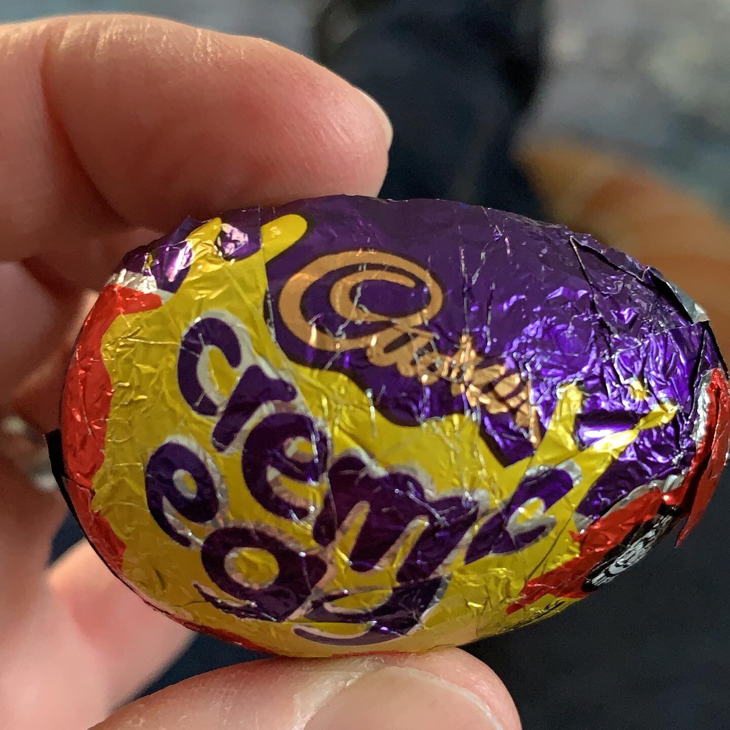 Things are looking up... 1st of 2021 #cremeegg #cadbury