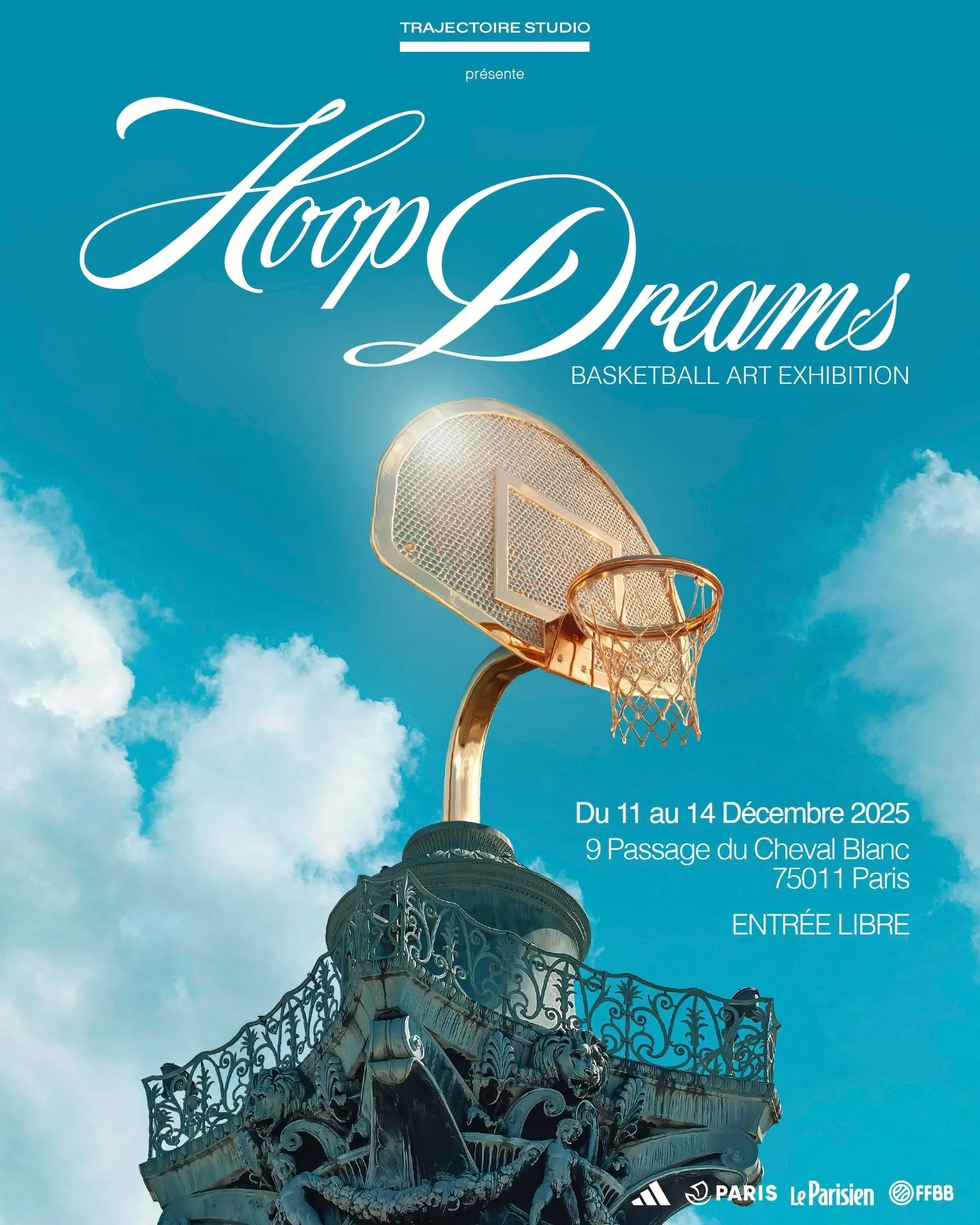 7 days away ☁️☁️☁️
Hoop Dreams exhibition in Paris
@trajectoire_studio