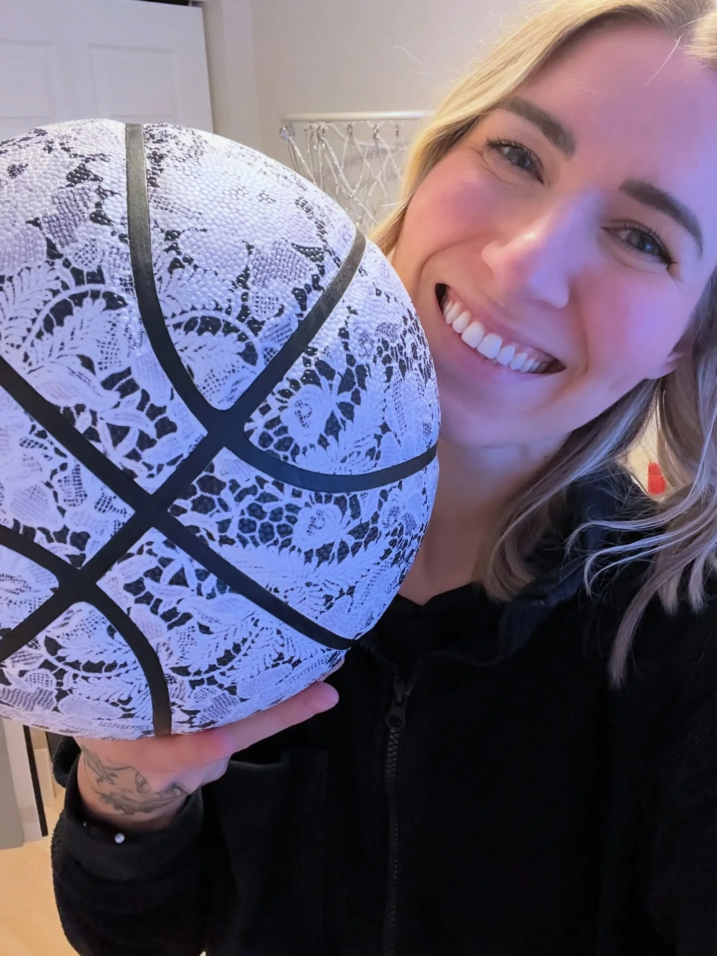 I am truly in love with this ball, made in collaboration with @trajectoire_studio. With only 50 put into production, I will cherish this piece for the rest of my life. The &ldquo;Hoop Dreams&rdquo; show in Paris was a dream come true! ✨

Thank you @j