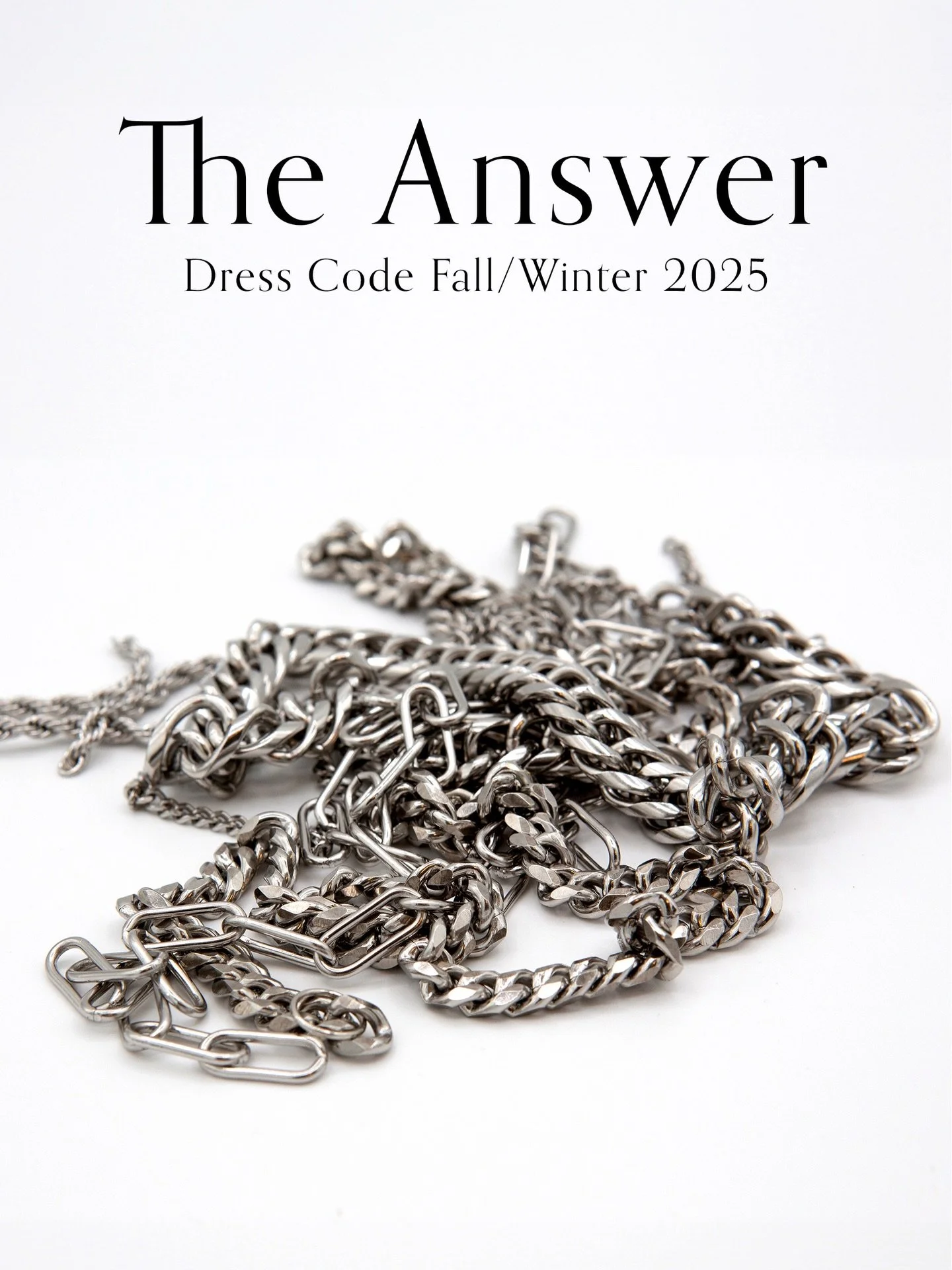 This is my version of chain mesh. Jewelry.

Each net is constructed by hand using reclaimed chain, pearls, and metal, reworked into athletic form. Weight becomes structure. Material becomes language.

These pieces are built to hold tension, physicall