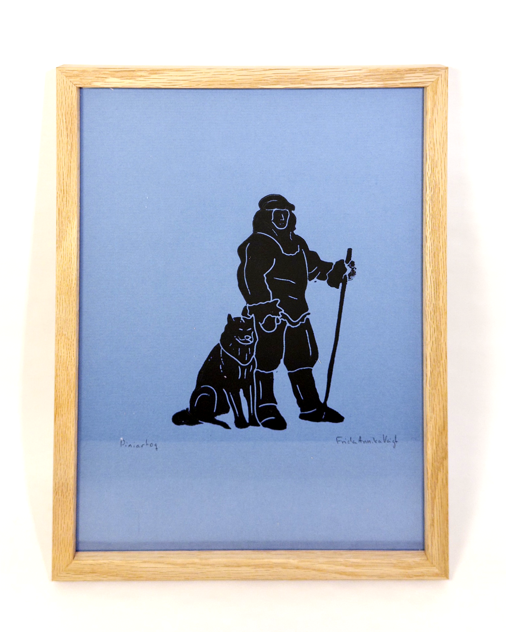 Kunsttryk med grønlandsk motiv