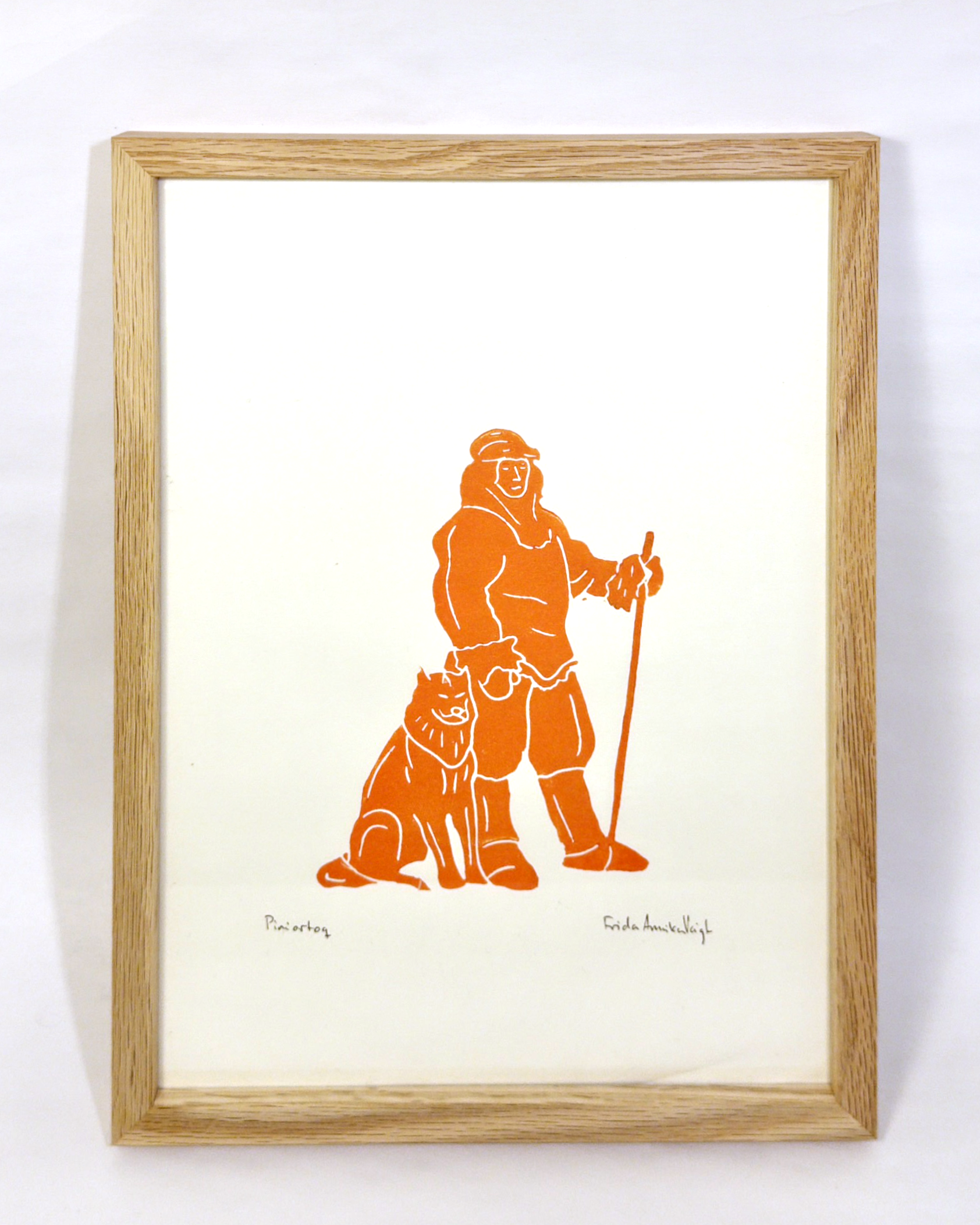 Kunsttryk med grønlandsk motiv