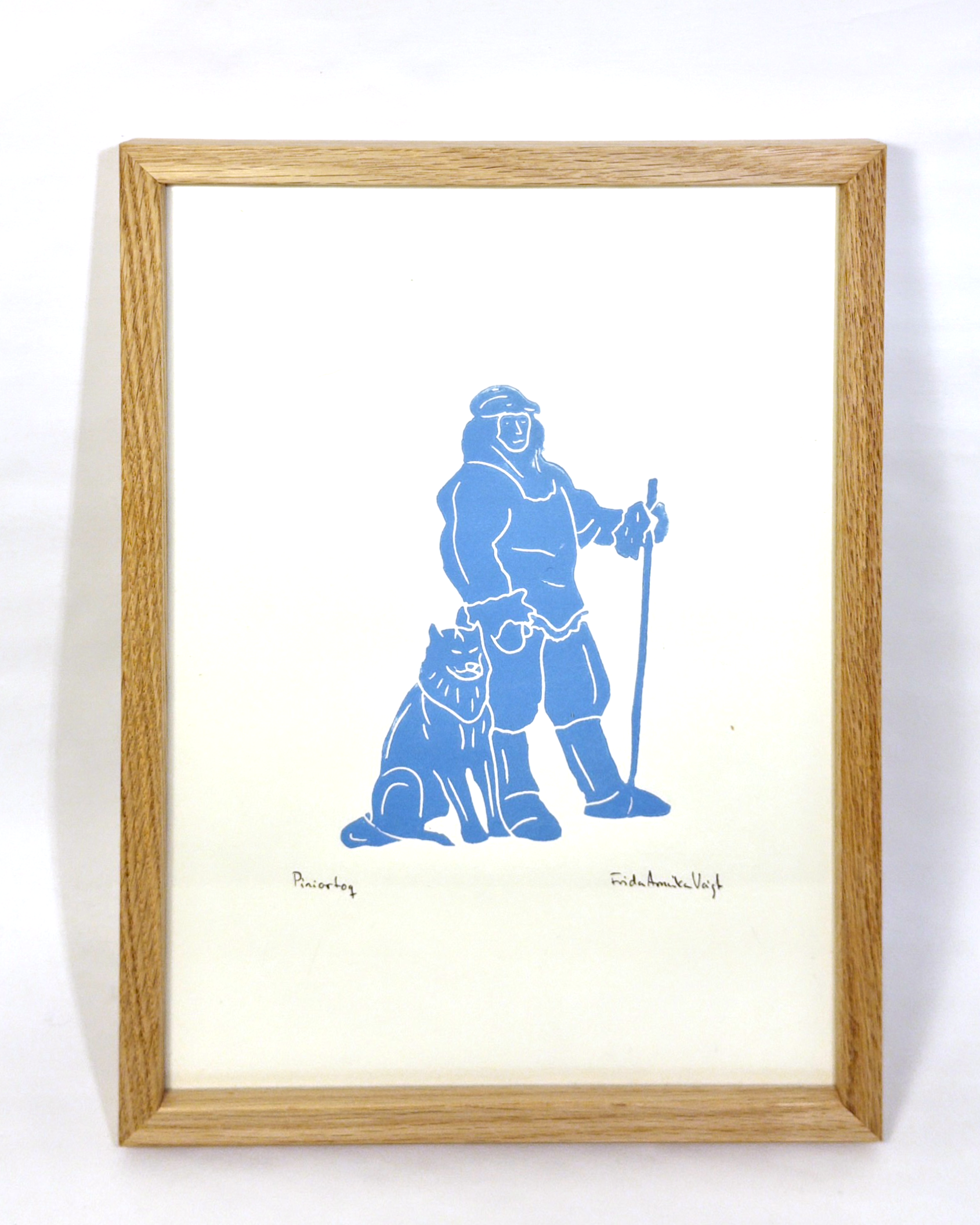 Kunsttryk med grønlandsk motiv