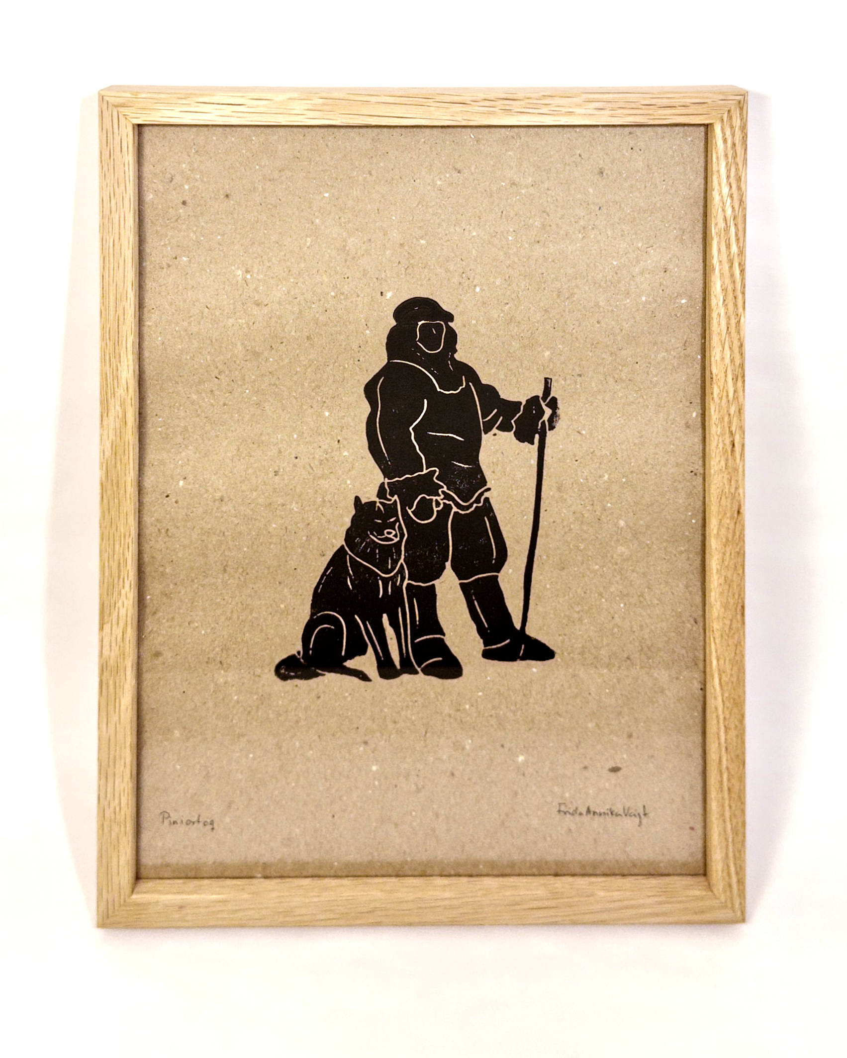 Kunsttryk med grønlandsk motiv