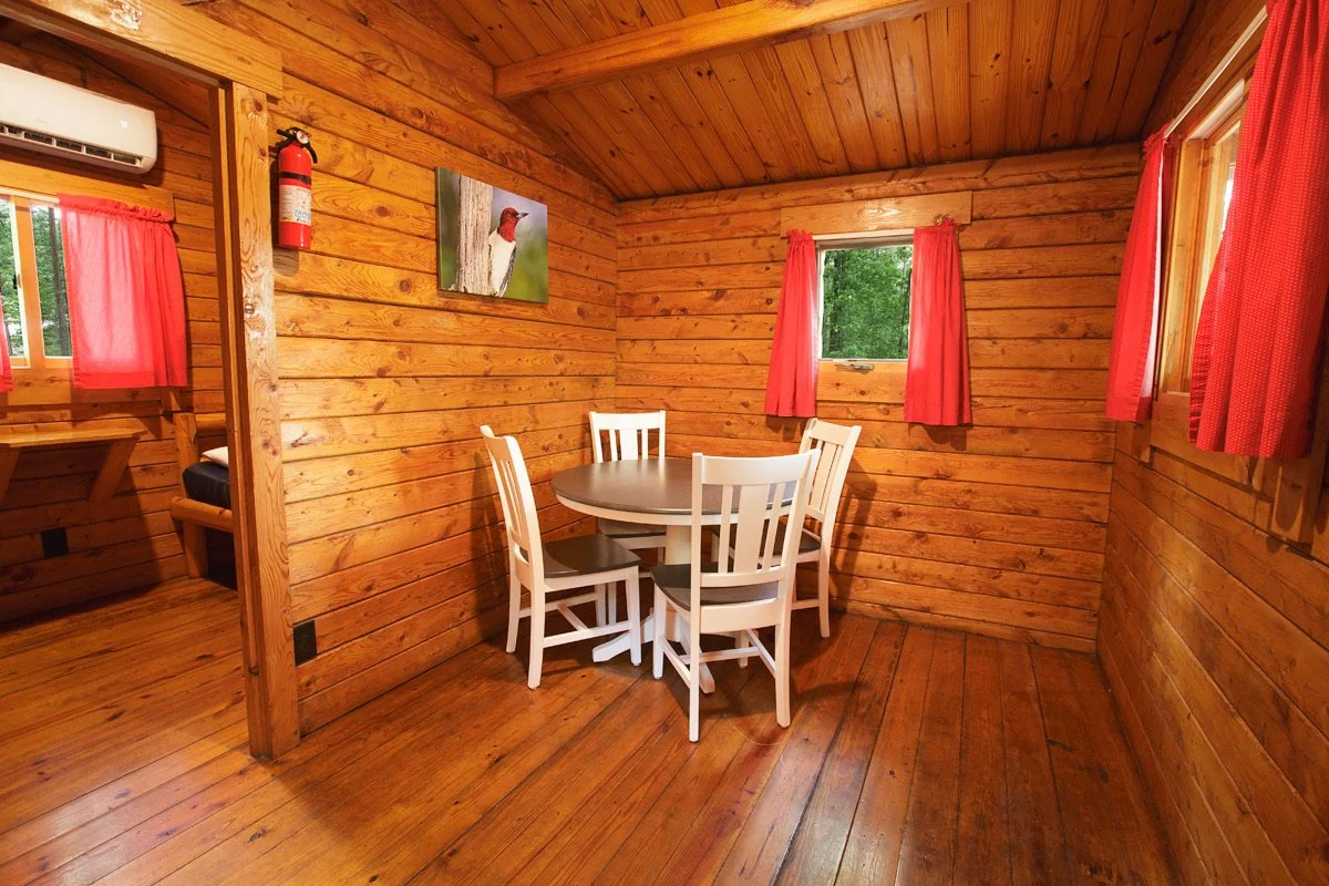 Camping Cabin Living Room