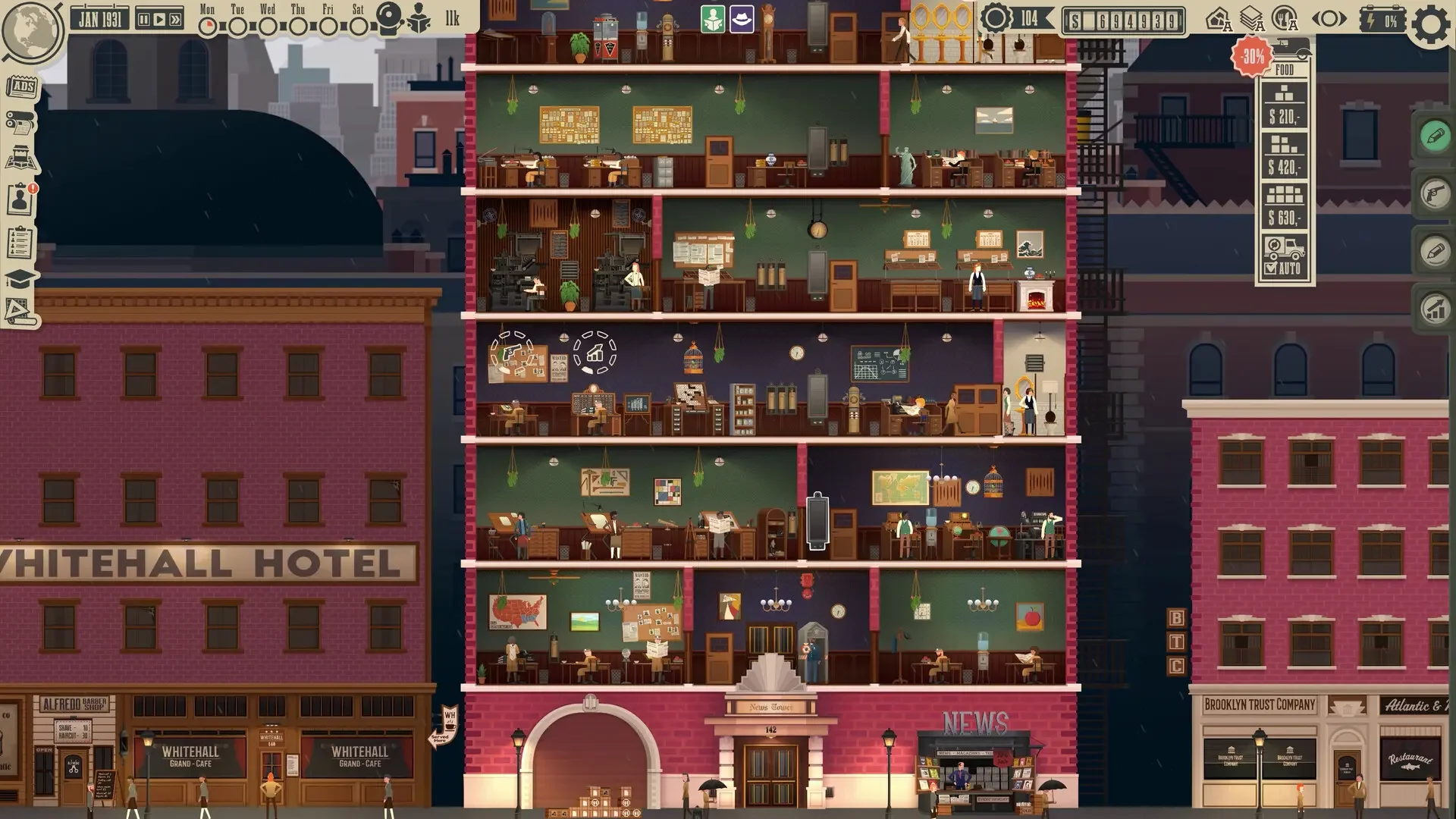 News Tower Review: It’s Like The Sims Meets Citizen Kane, and I’m Addicted