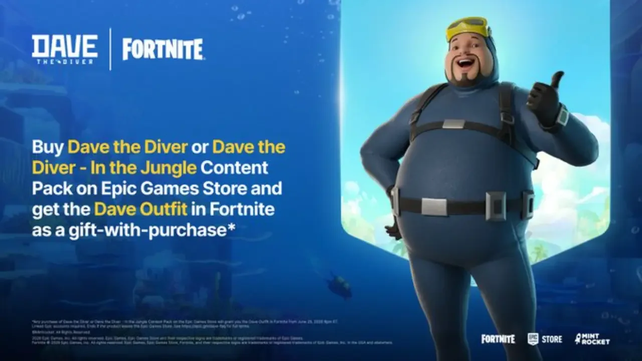 Fortnite Guide: How to Claim the Free Dave the Diver Skin