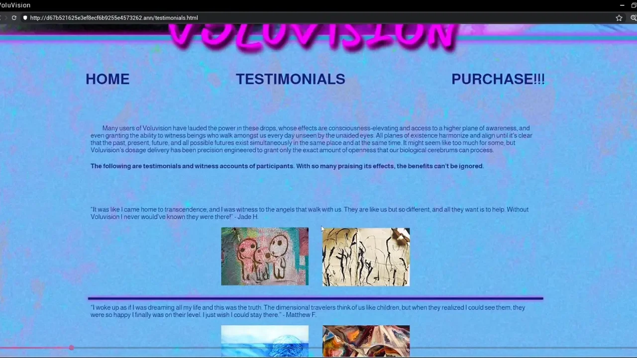 Every Website in Welcome to the Game III, and When Each One Actually Loads