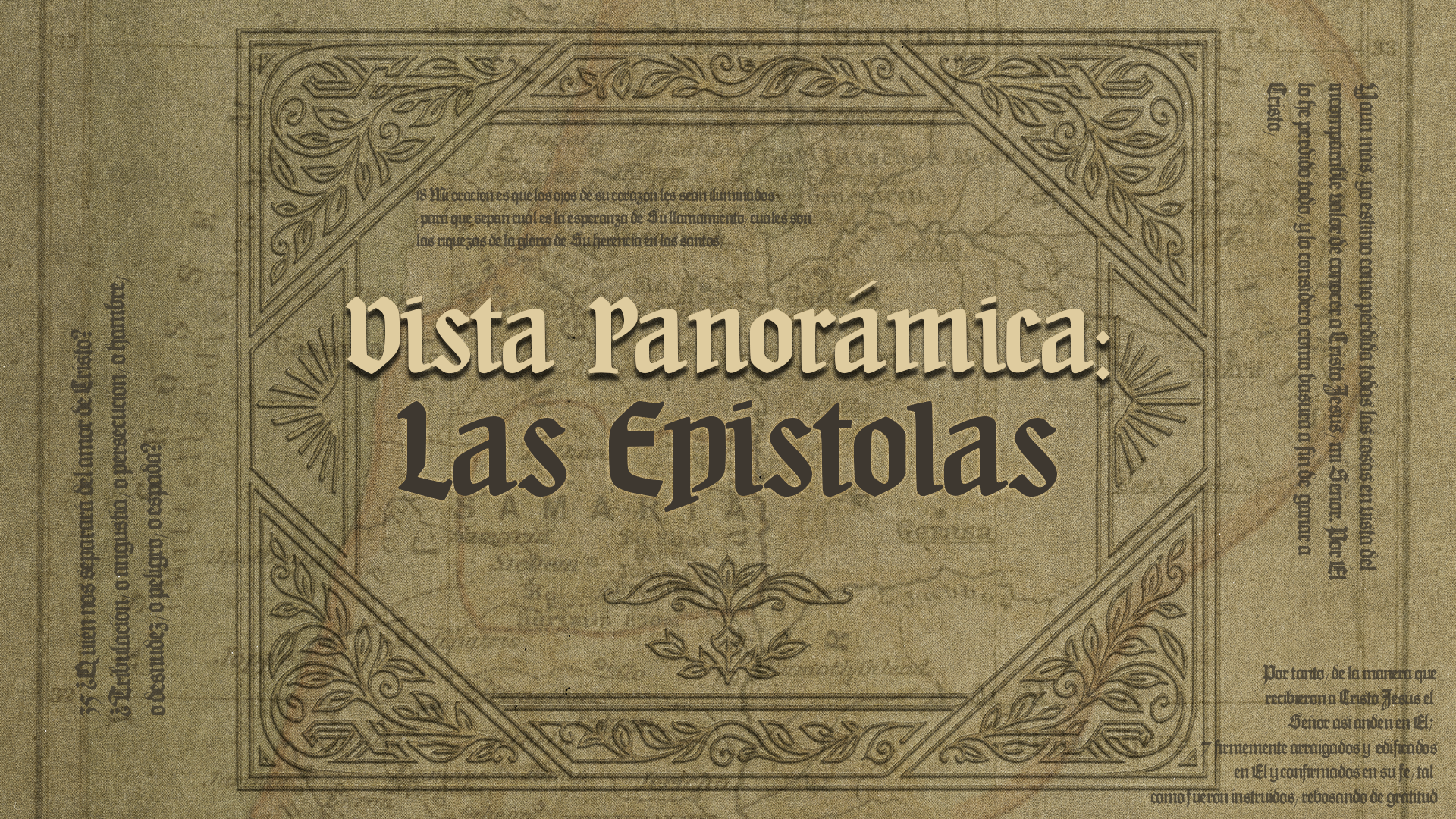 Vista Panorámica: Las Epístolas