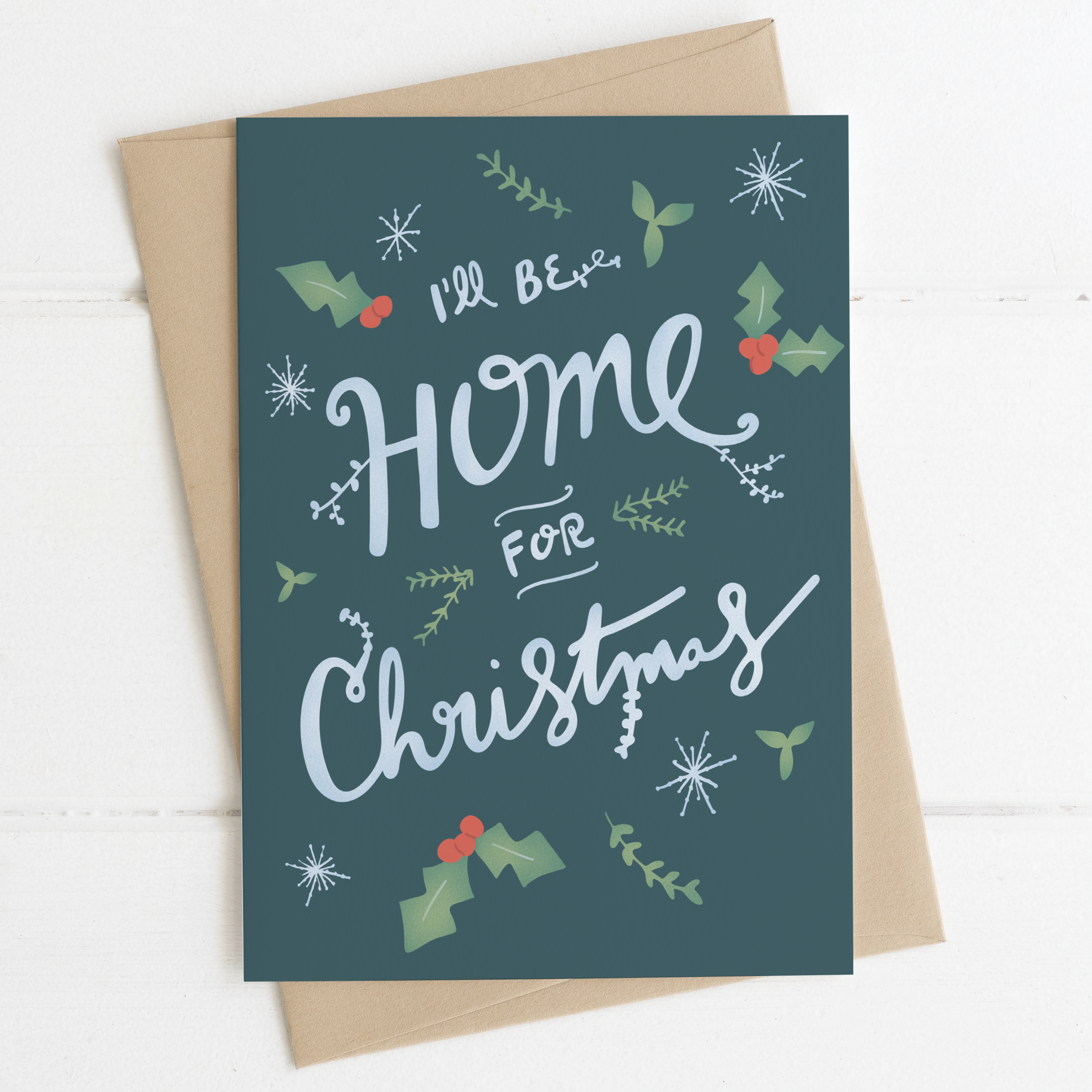 I'll Be Home for Christmas Card