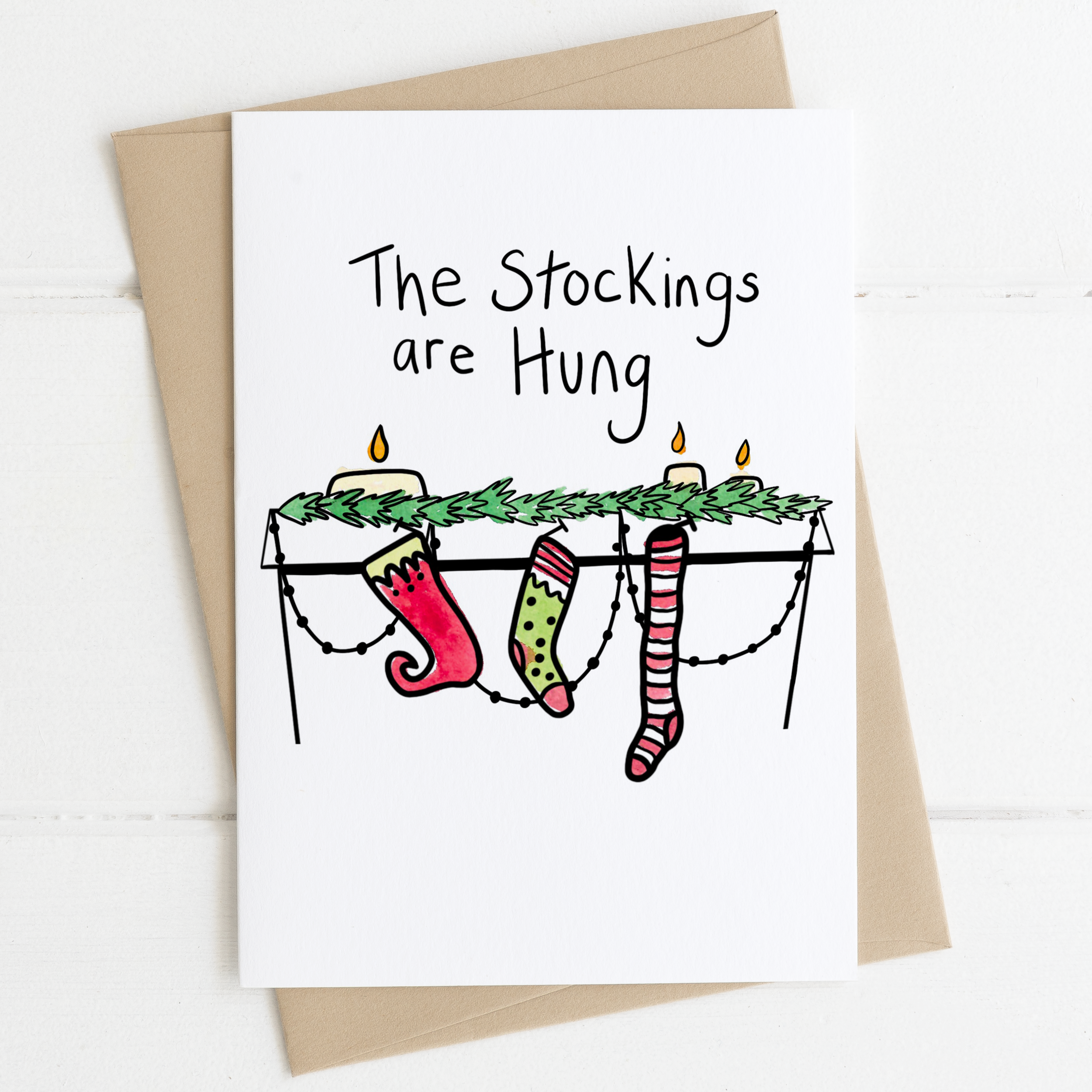 The Stockings are Hung Card