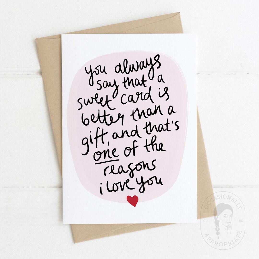 Why I Didn't Get You a Gift Card