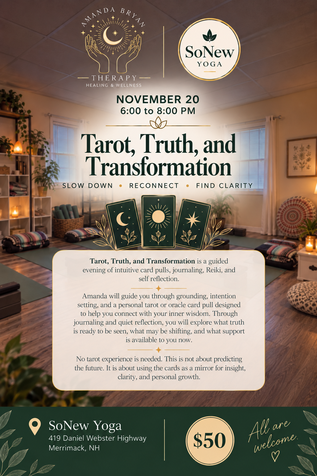 Tarot, Truth, & Transformation