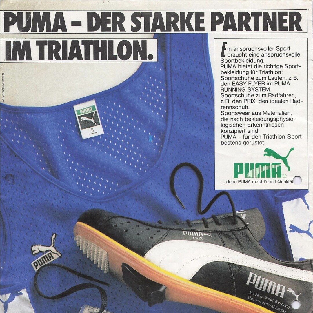 PUMA. The strong partner in triathlon. A demanding sport needs demanding sportsclothes. Puma offers the right kit for triathlon. Running shoes. Like the EASY FLYER. And bike shoes. Like the PRIX. Our sportswear is made from materials developed using 