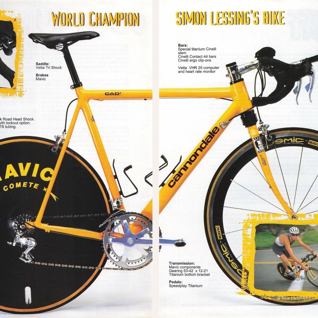 In TSP18 I spoke about the 1980s tri-bike that I&rsquo;ll be racing on this year. 

It&rsquo;s roughly based on Mike Pigg&rsquo;s 1987 Basso. IMO, technological advancements could have stopped right there.

Since I started triathloning in 1989, I&rsq