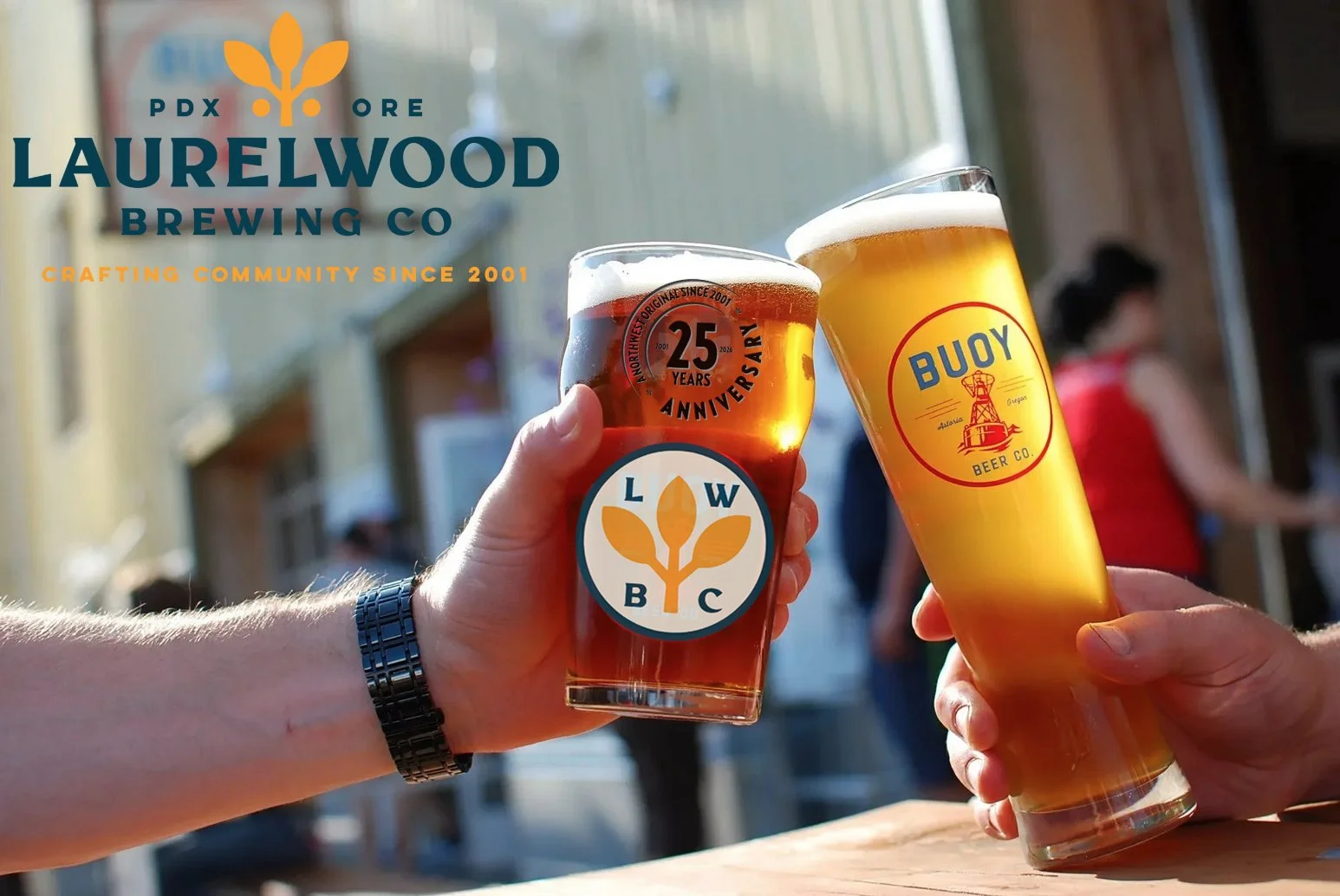 Laurelwood Brewing partners with Buoy Beer for 25th anniversary relaunch