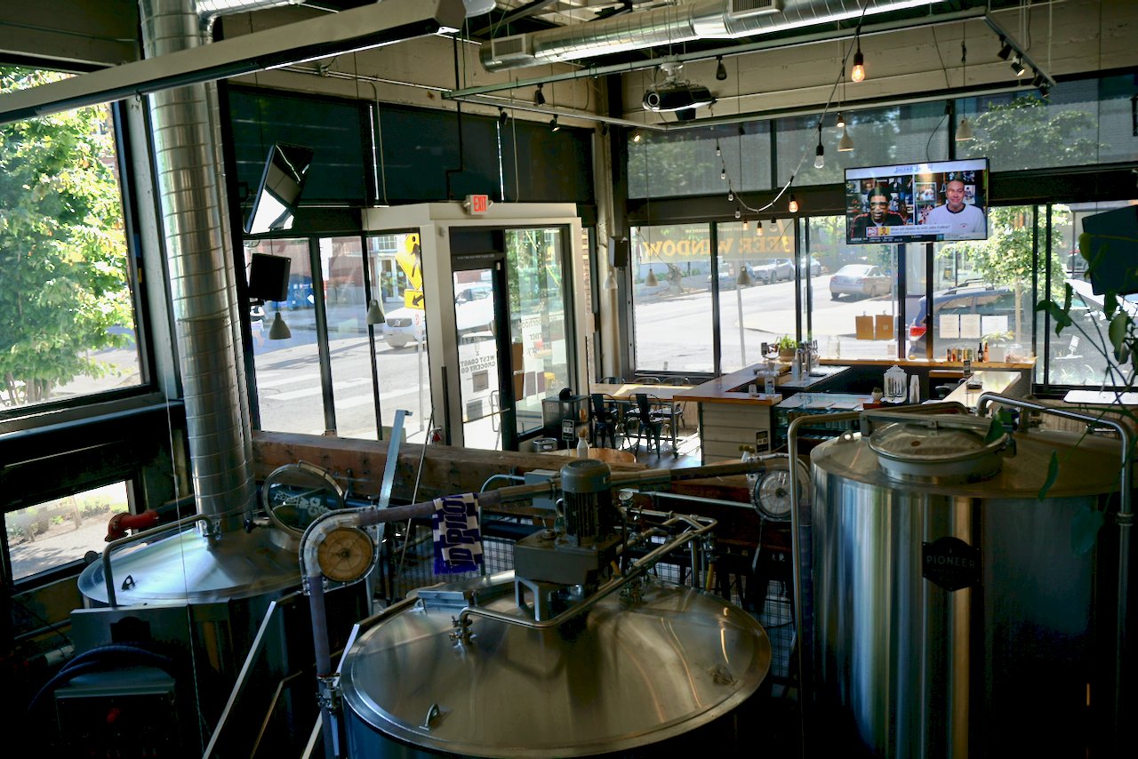  the sunken 15bbl brewhouse at Grand Fir Brewing 