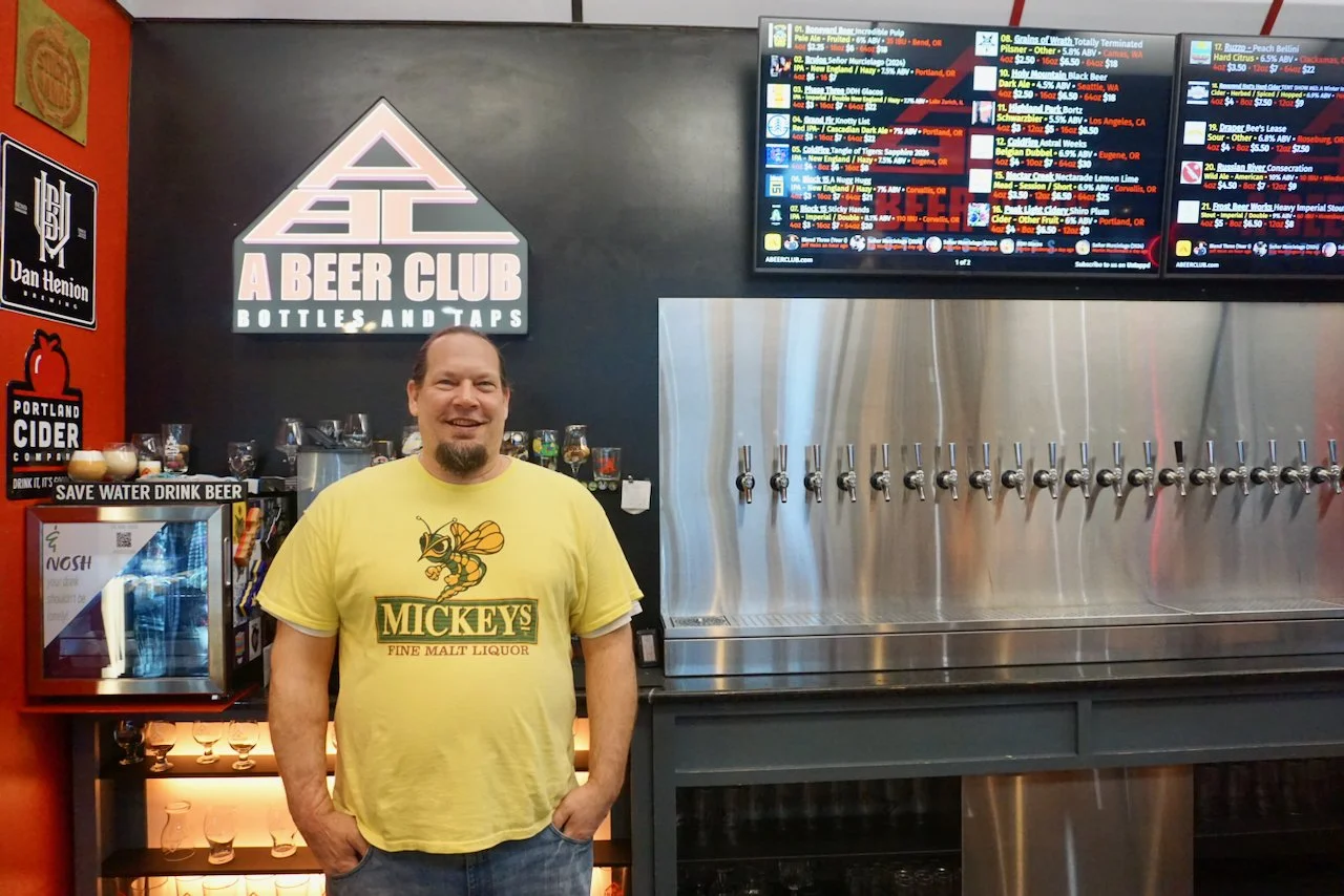 George Keim A Beer Club bottles and taps Eugene Oregon.jpeg