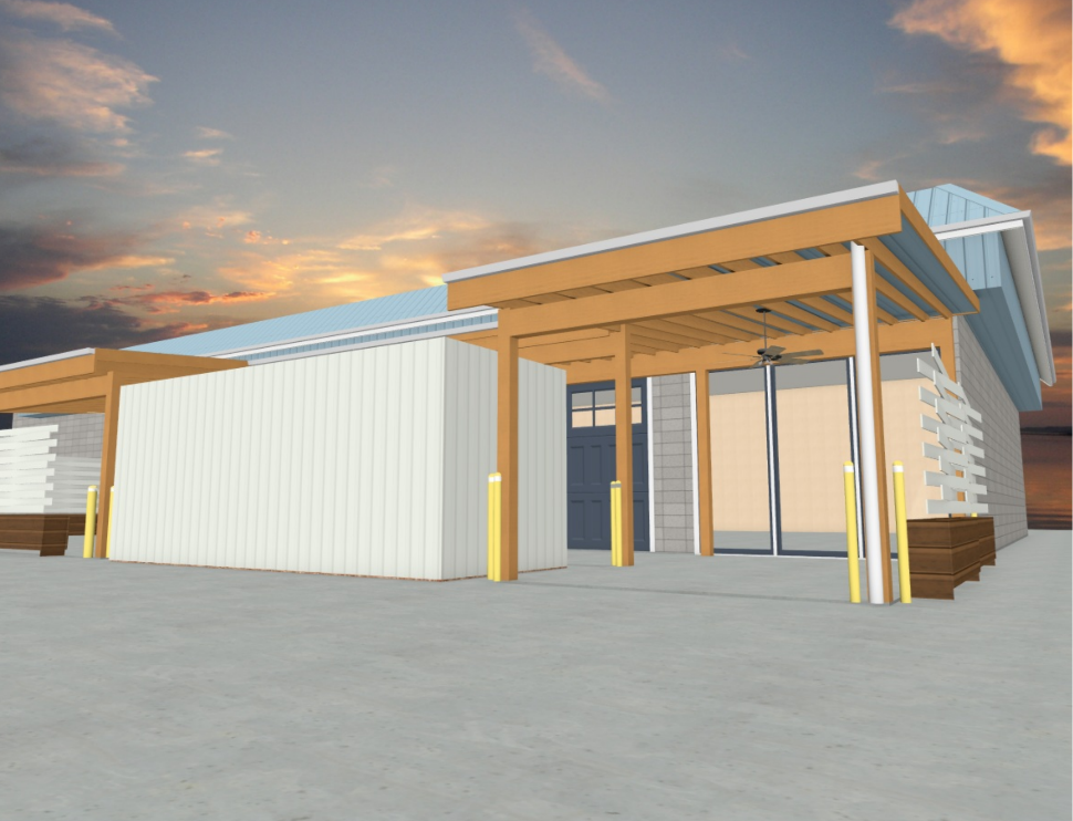 Rendering of Vice Beer patio expansion