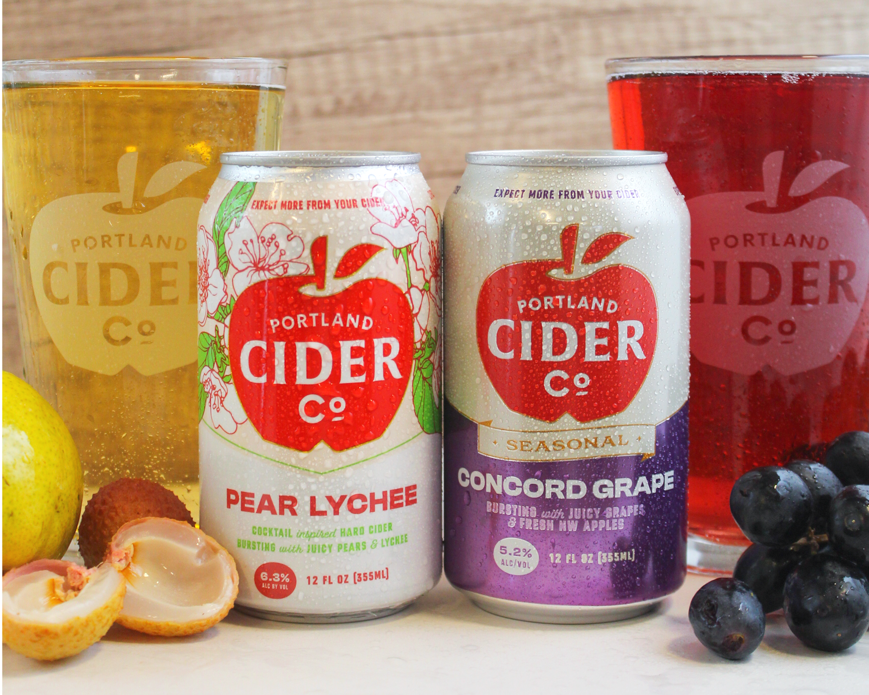 Portland Cider Co.’s Pear Lychee flavor is now year-round, and Concord Grape is back