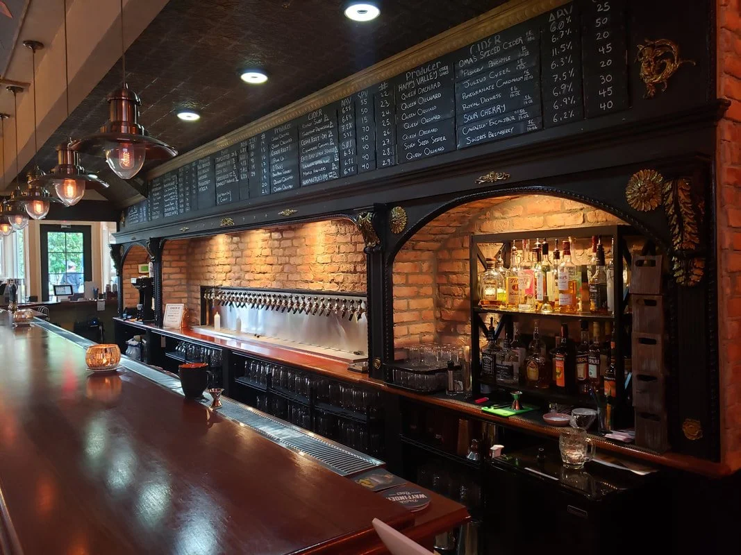 The cozy pub and taps at Ale & Cider House in West Linn.jpg