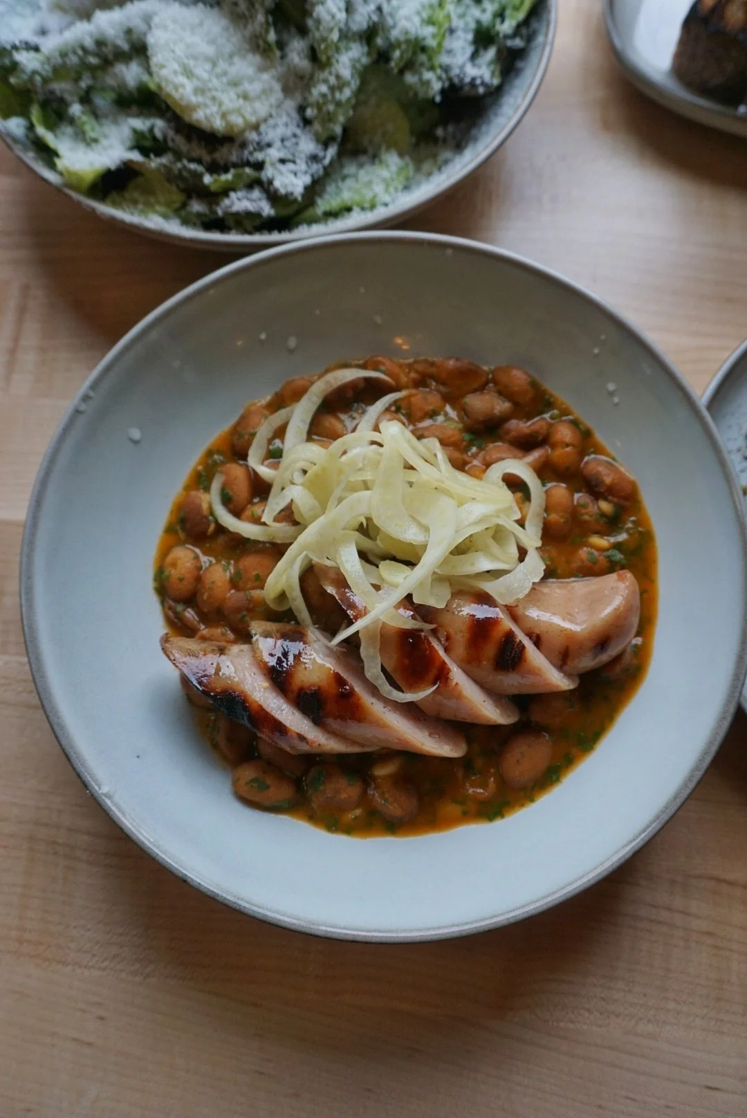 Gnome & Faerie food Klobasek sausage and beans.jpeg