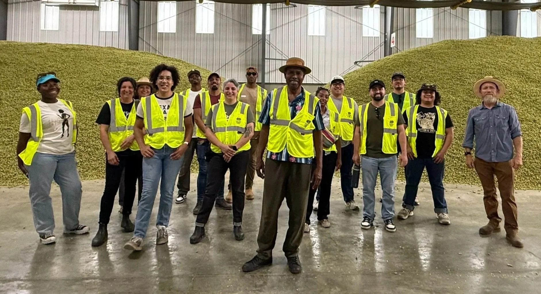 MJF Foundation for Brewers of color made a historic visit to Yakima for 2025 Hop Harvest 