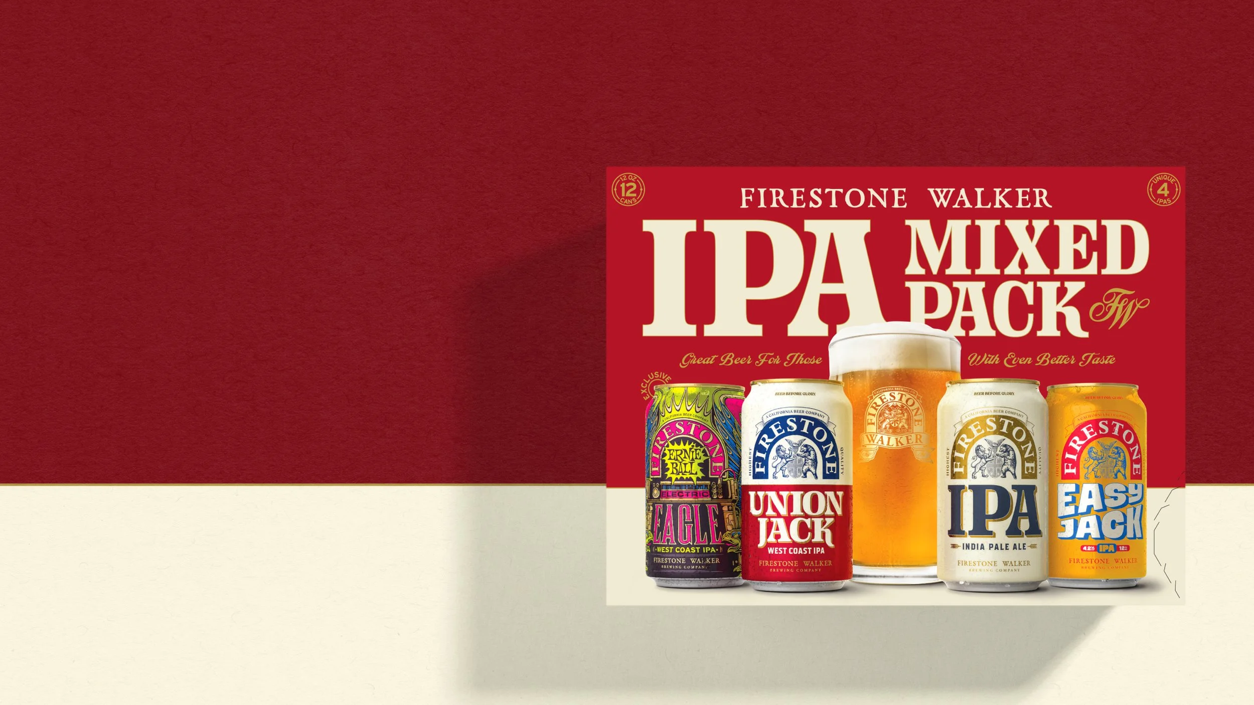 Easy Jack &amp; Electric Eagle Featured in New Firestone Walker IPA Mixed Pack
