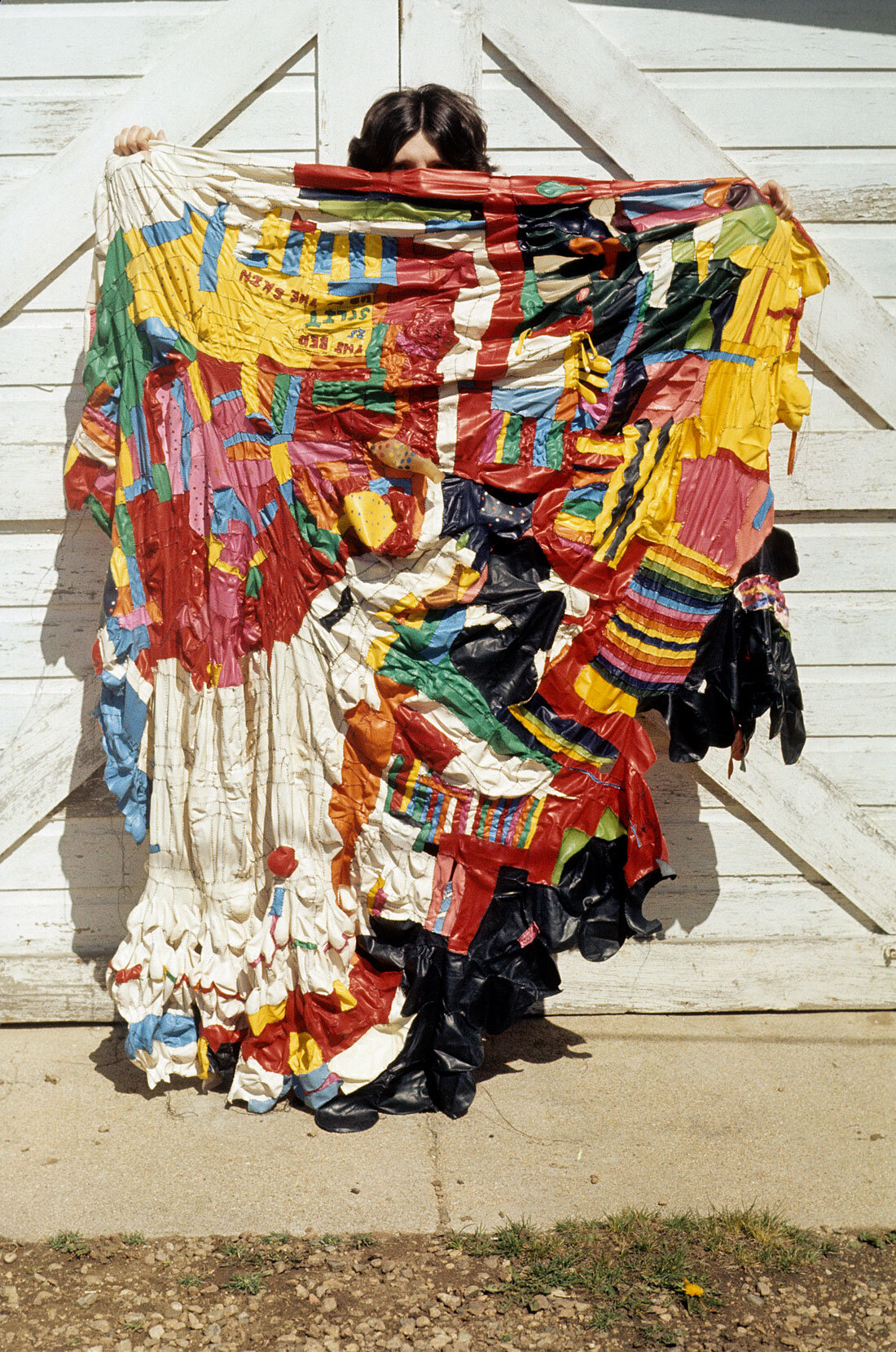   Rubber Balloon Quilt with Shy Artist , 1970 