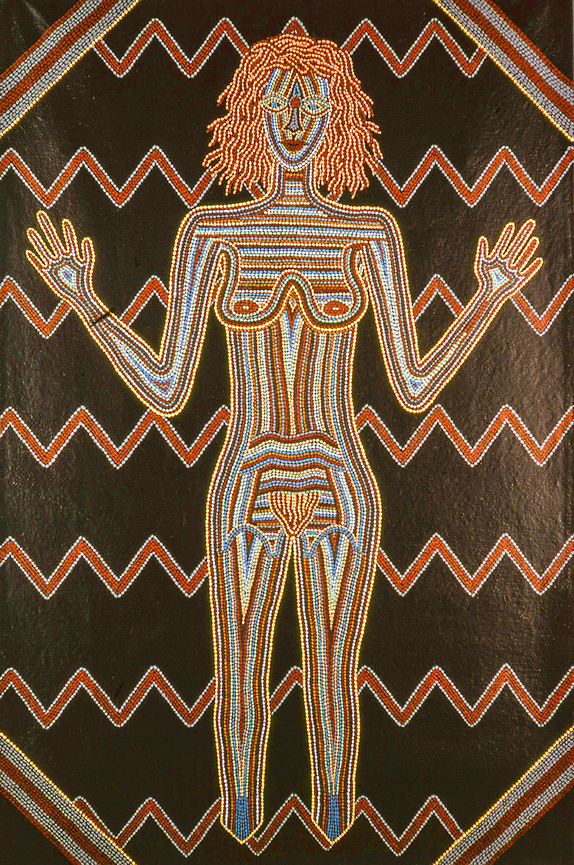   Woman , 1973, acrylic on canvas, 4 x 7 feet.   