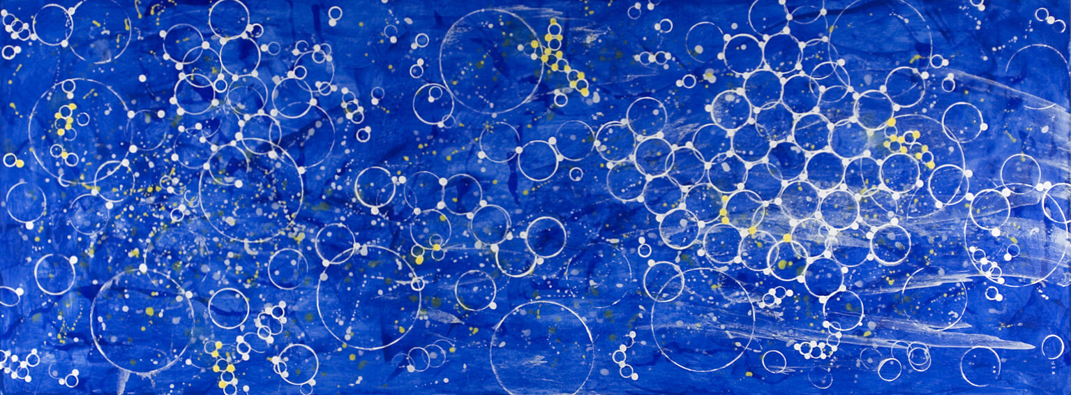  Star Map II , 2005, acrylic on canvas, 30 x 80 inches. Private Collection, San Francisco  