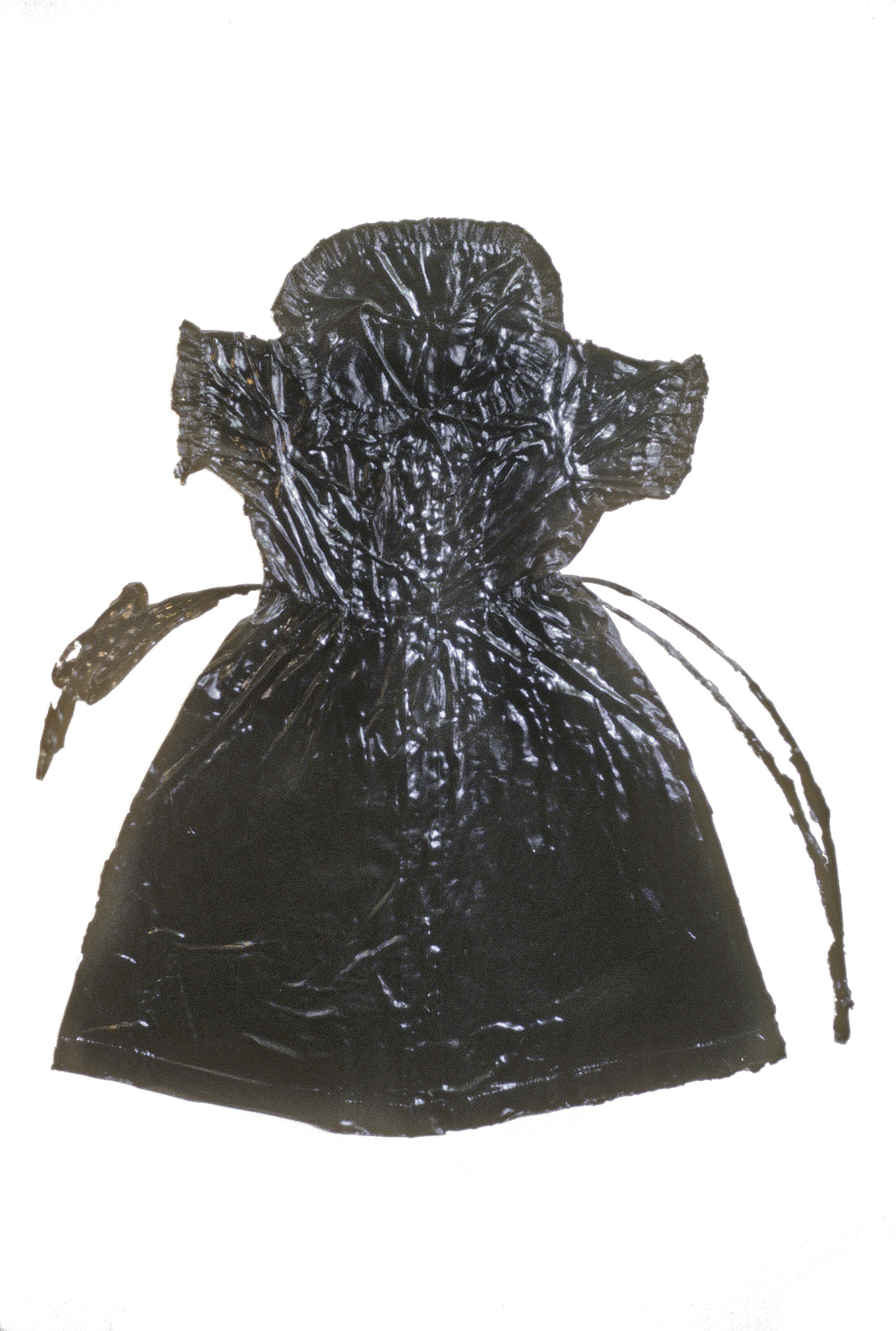   Black Dress Triptych No. 2,  1978, acrylic latex enamel, 40s cotton dresses   copy 
