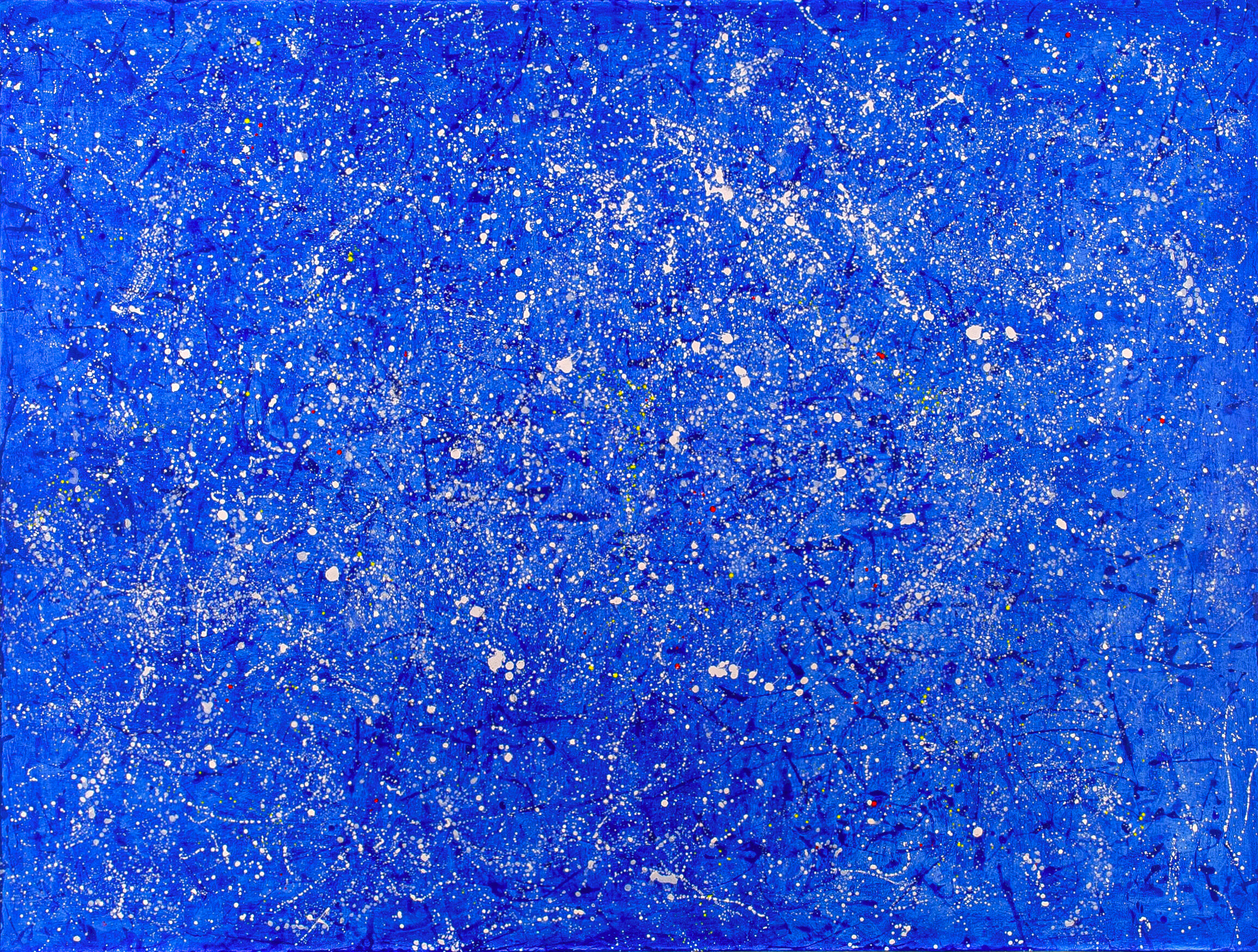   Galaxy VII , 2020, acrylic on canvas, 6 x 8 feet 