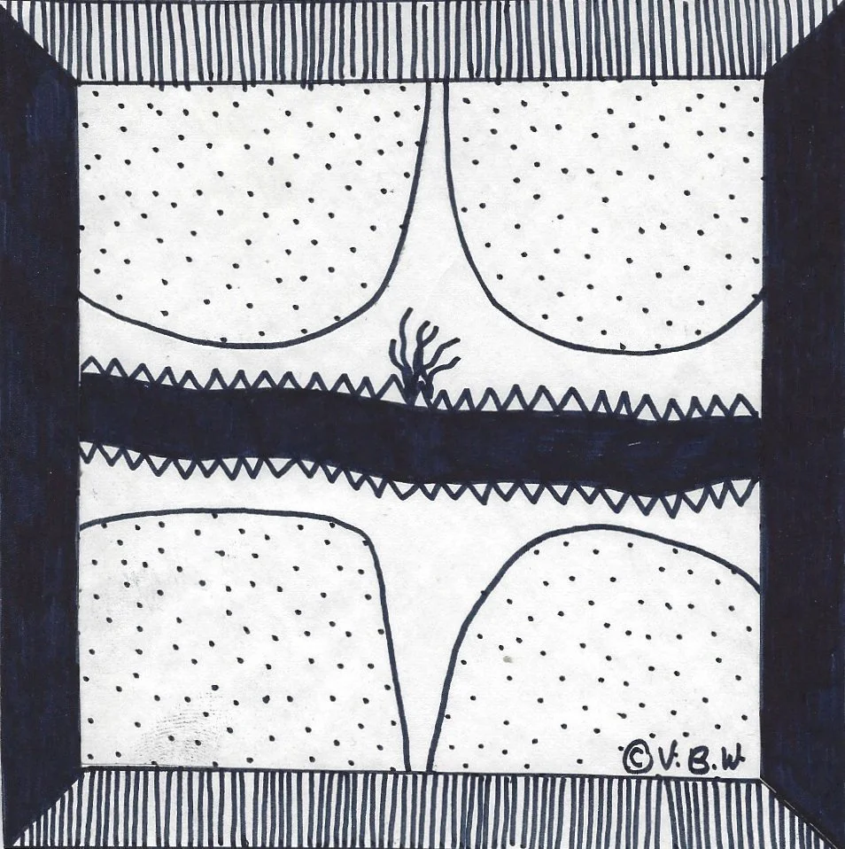   Felicia Shy , 1970-71, ink-on-paper cartoon panel, dimensions variable 