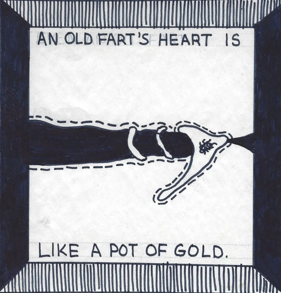   Felicia Shy , 1970-71, ink-on-paper cartoon panel, dimensions variable 