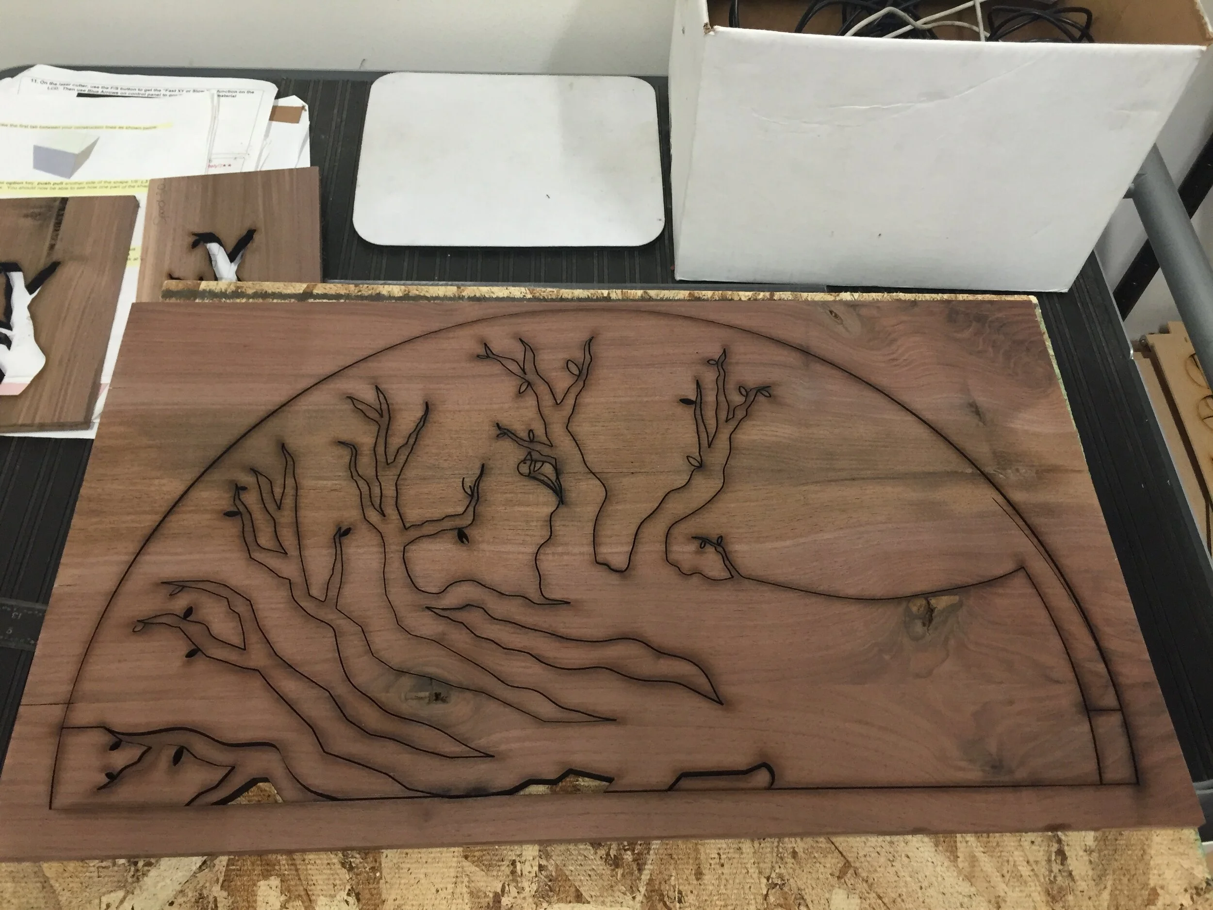 Final laser cut negative overlay (right)