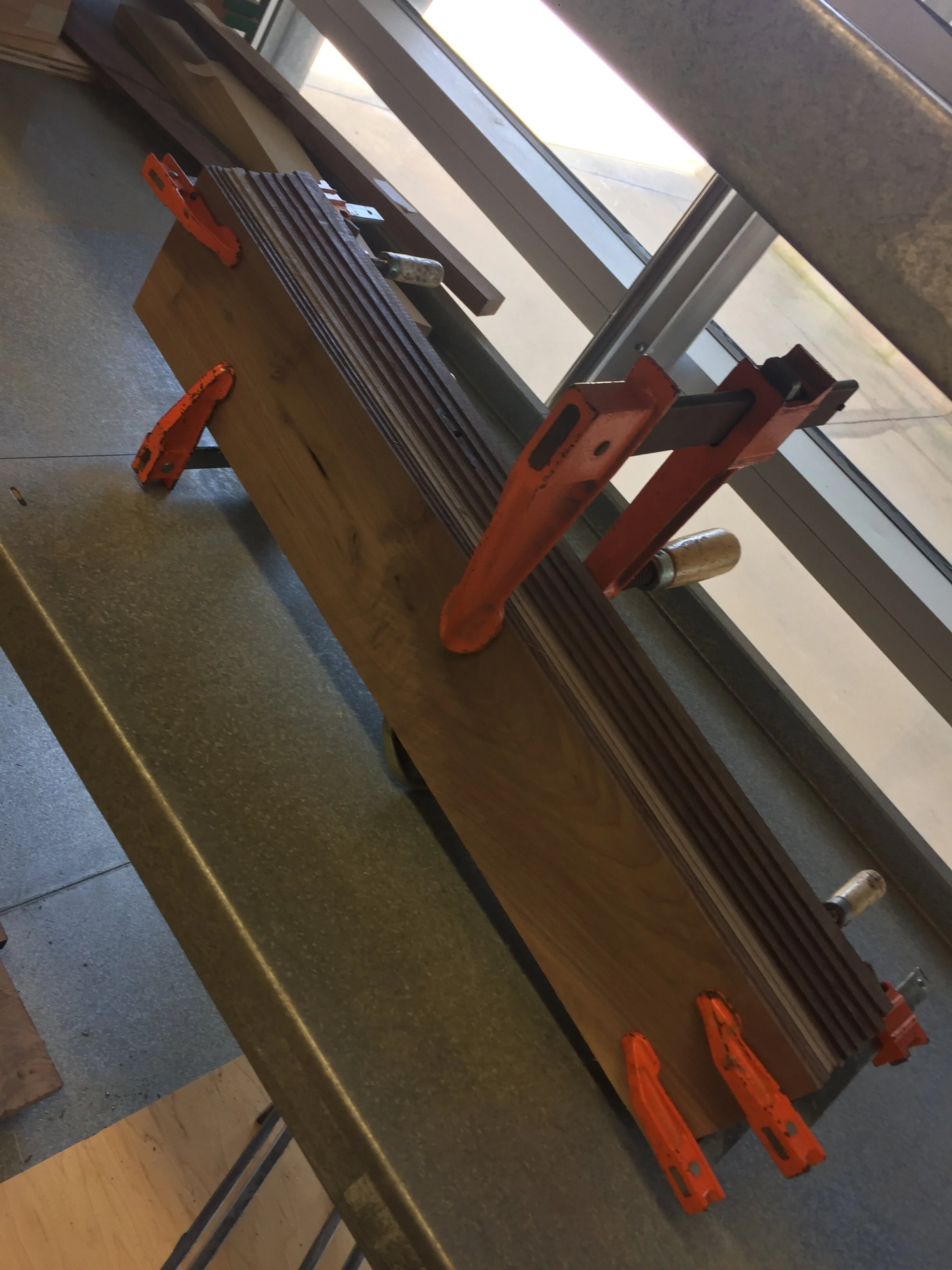 Walnut turning block