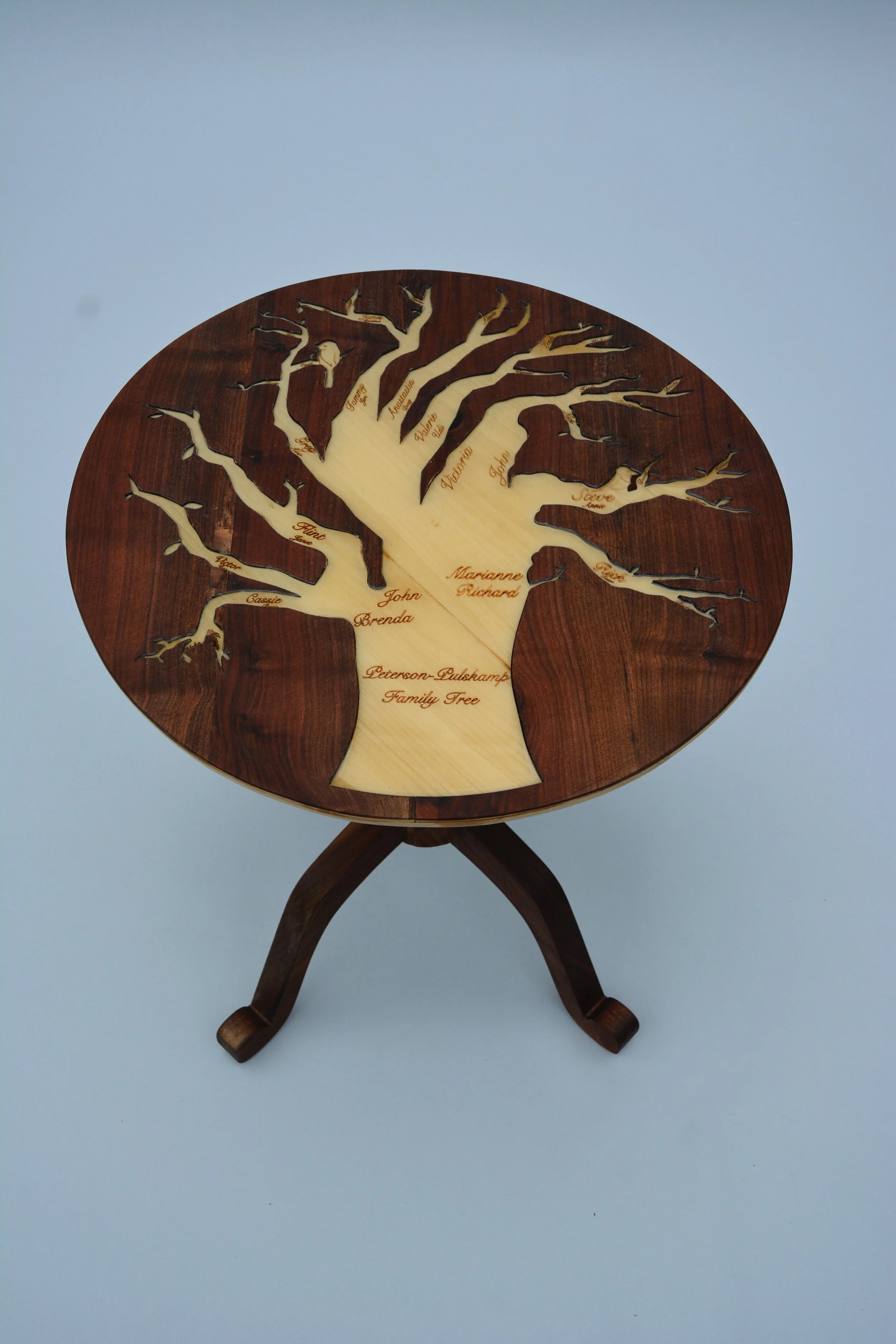 Close up of the final table top