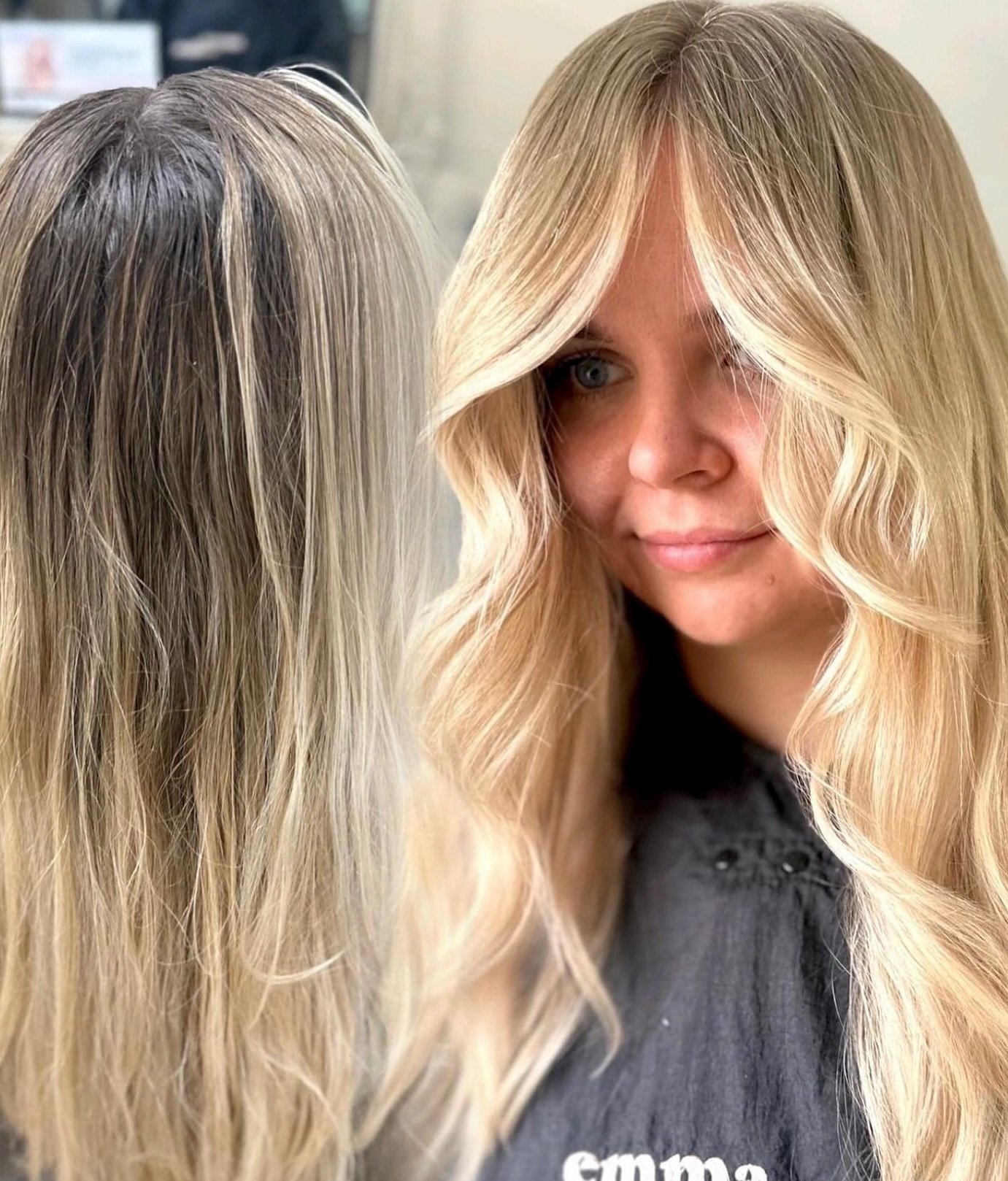 This is one of my post popular services, I would say on par with a balayage service I offer.

This is popular throughout the year but I do have my balayage clients switching to this in the summer.

To achieve this look we fine slice and no root shado