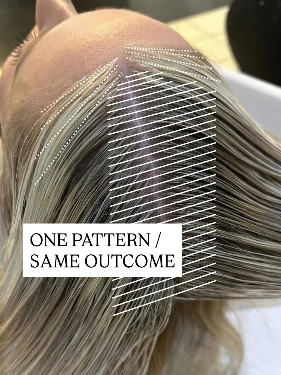Slicing never fails me if I&rsquo;m doing a high impact blonde, you can absolutely bet that this is a placement that I will be doing.
⬇️⬇️

 💫 When clients come back to me in three months time (even with this placement they stretch that long) they a