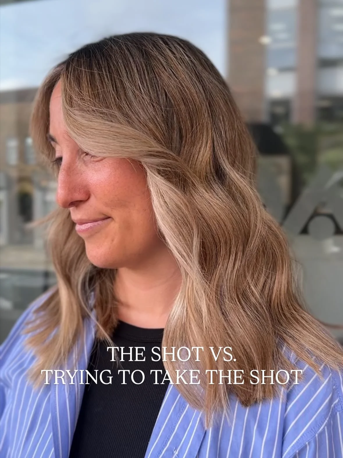 The shot vs taking the shot!!

To get the best lighting I take my clients just outside the front door but when there&rsquo;s wind it&rsquo;s definitely tricky to get the shot and my patience is most definitely tested!

When the salon is empty my favo