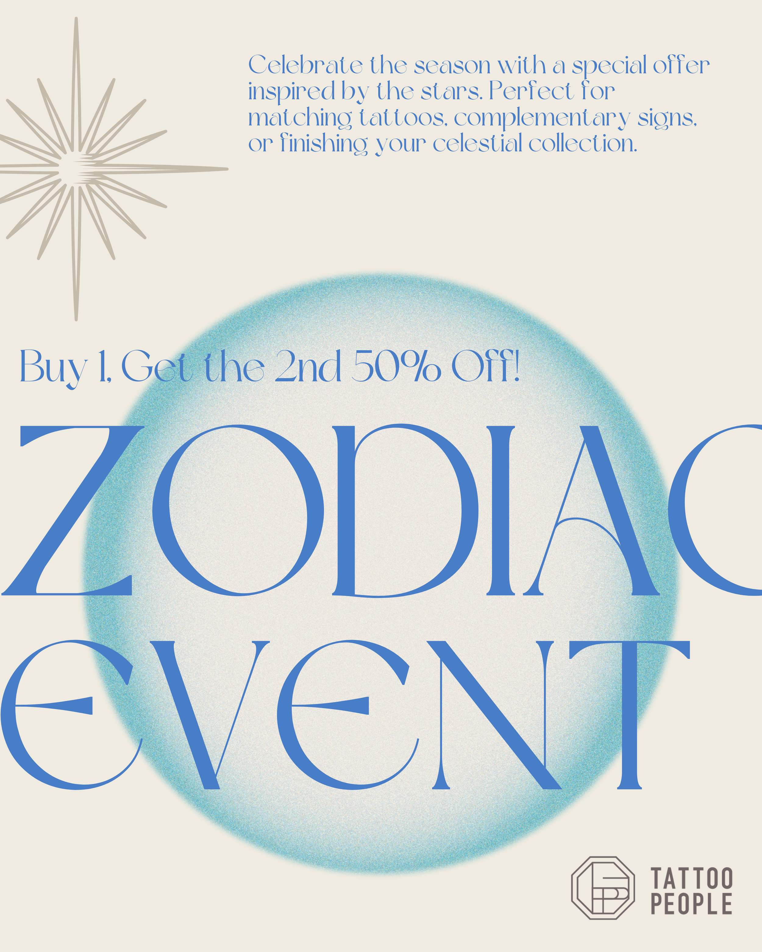 Zodiac Flash Event - January Special at Toronto Tattoo People