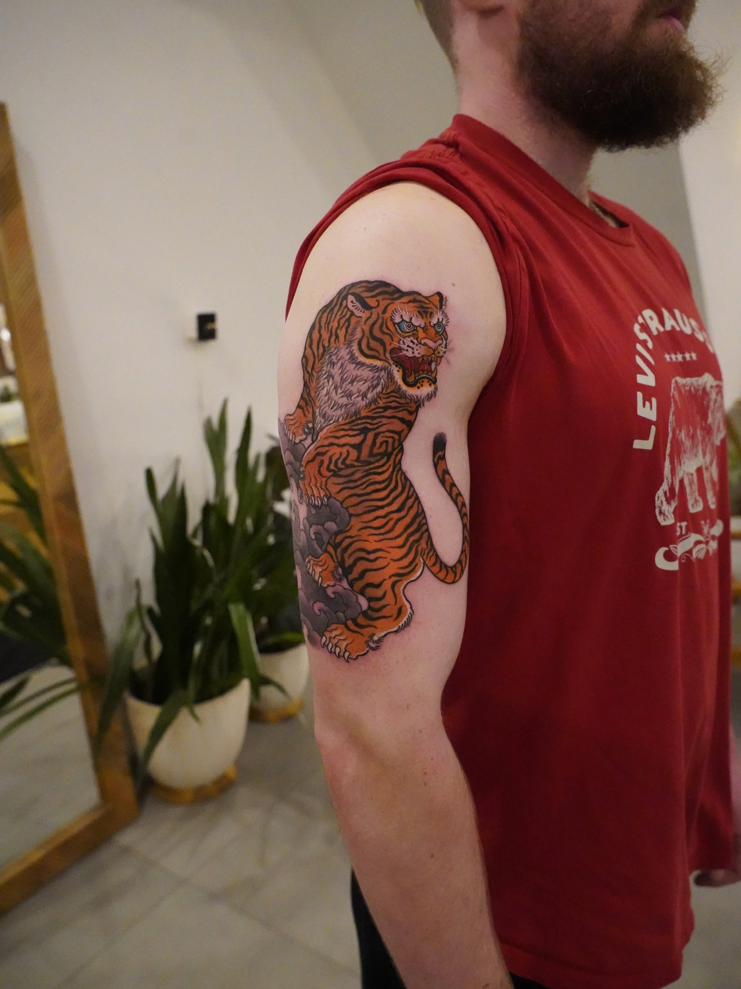 Meet Khan! @khan_tattoopeople - a master of traditional asian &amp; Japanese tattooing

Specializing in Japanese tattoo, Khan is renowned in Buddhist-inspired art, cultural motif, and high contrast oriental compositions. His work blends traditional s