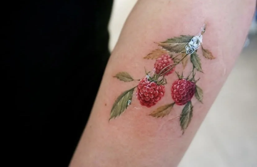 Raspberry tattoo