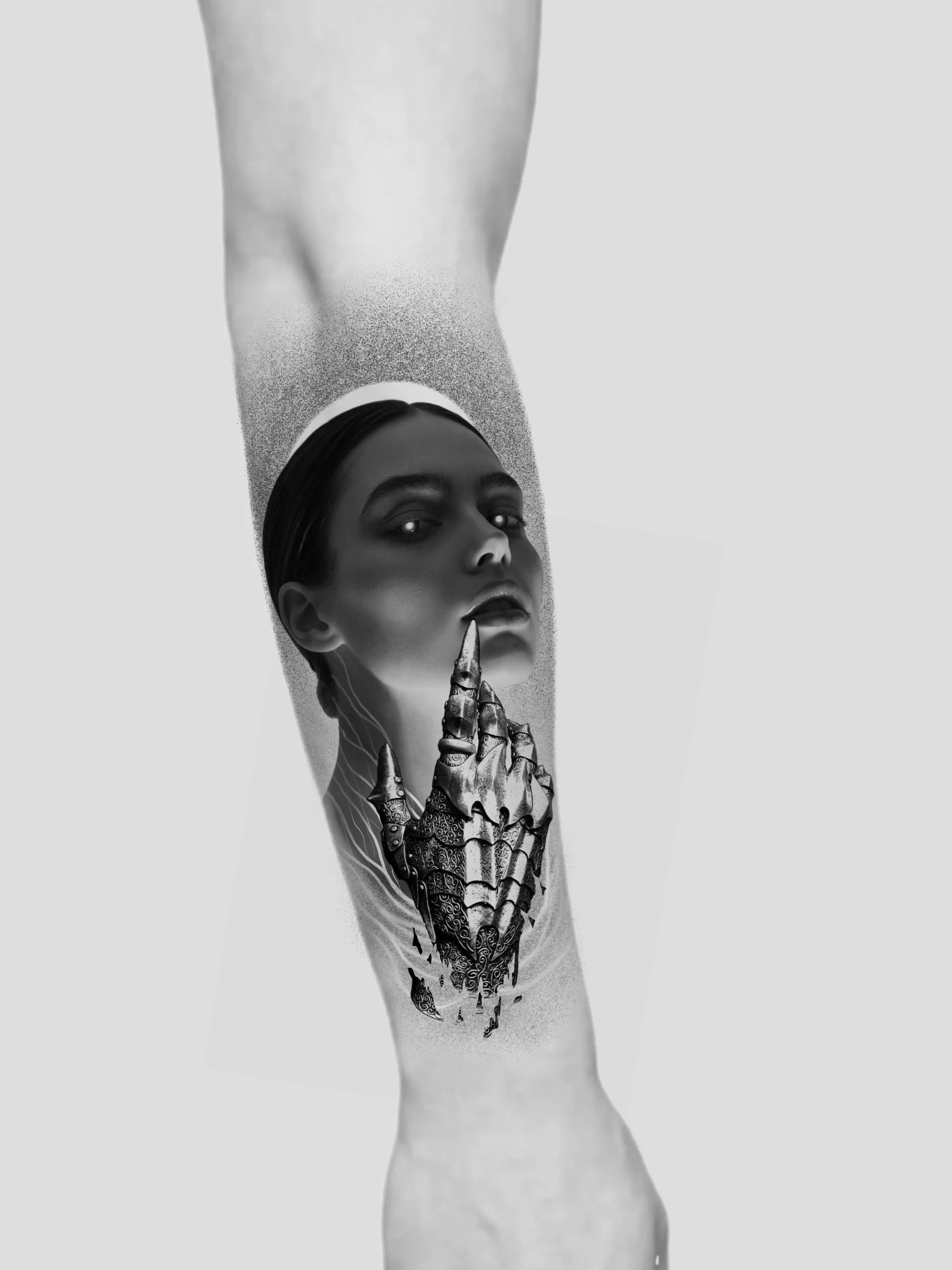Girl with a glove
