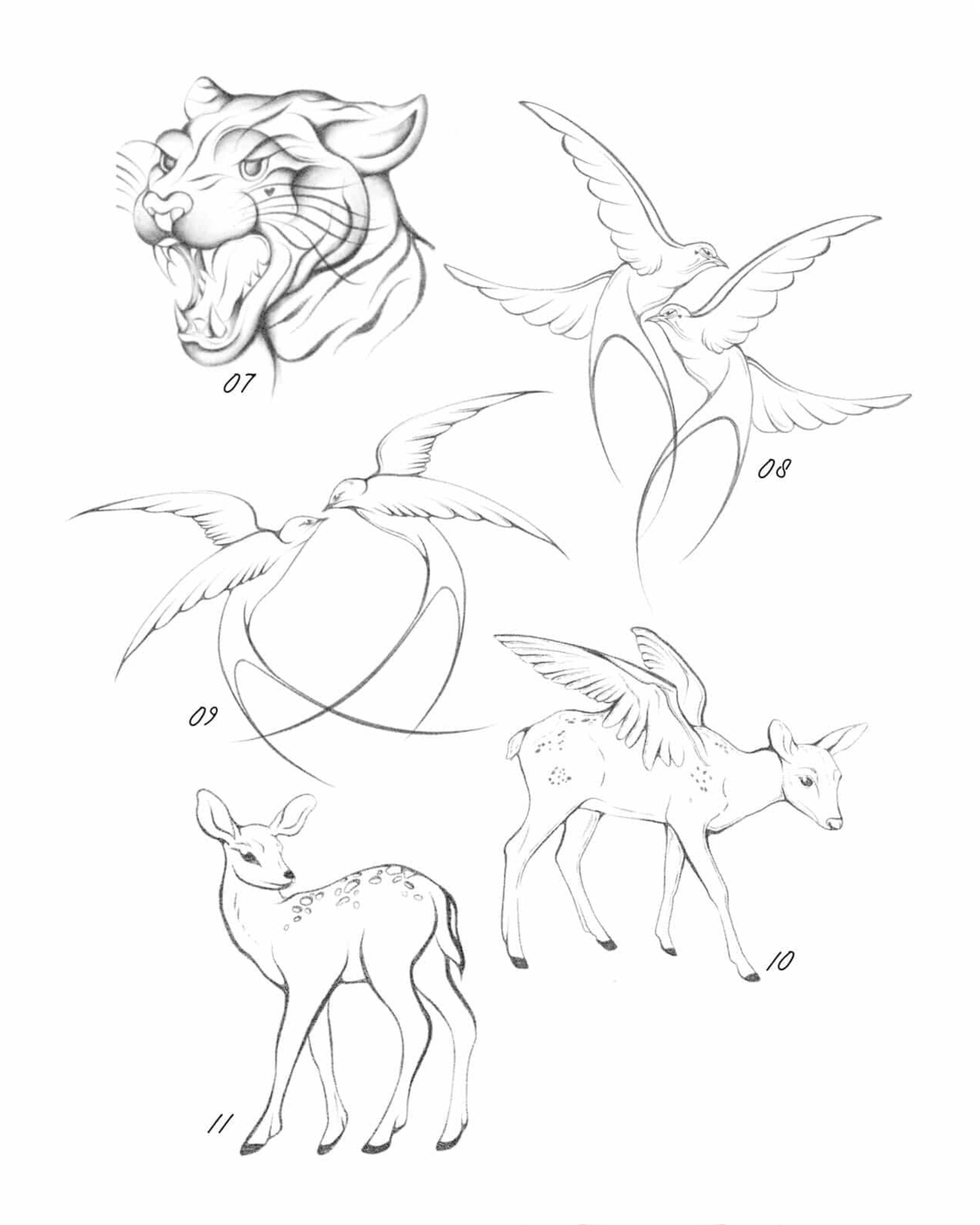 Moonlit Animals