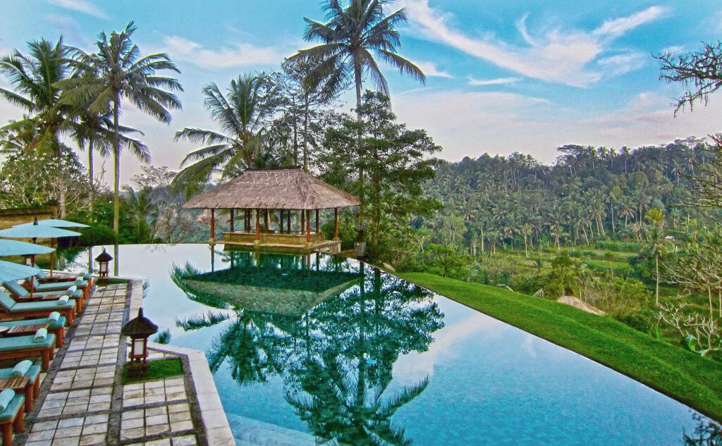 View over Ayung River valley